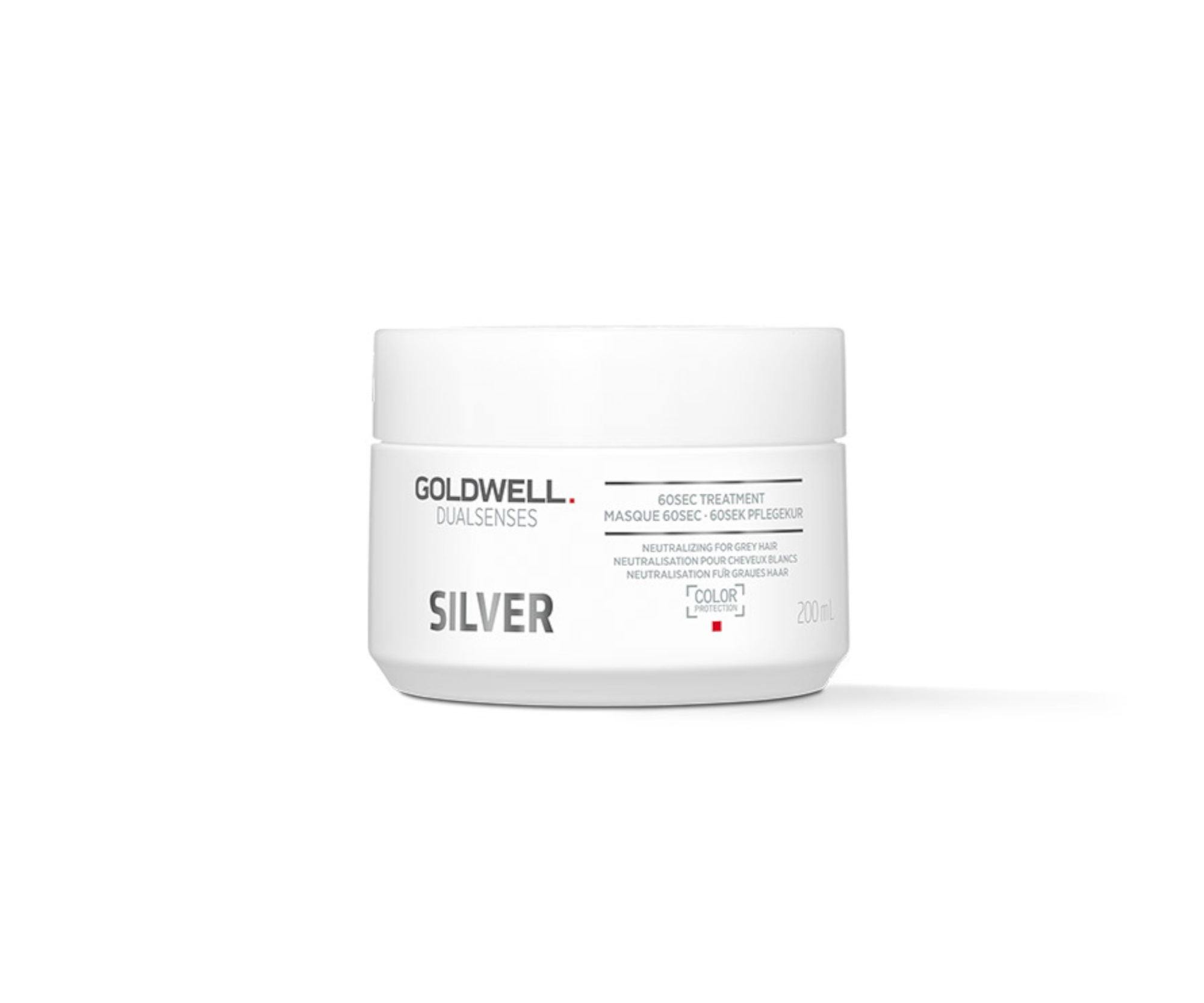 E-shop Maska pre blond a šedivé vlasy Goldwell Dualsenses Silver - 200 ml (206244) + darček zadarmo