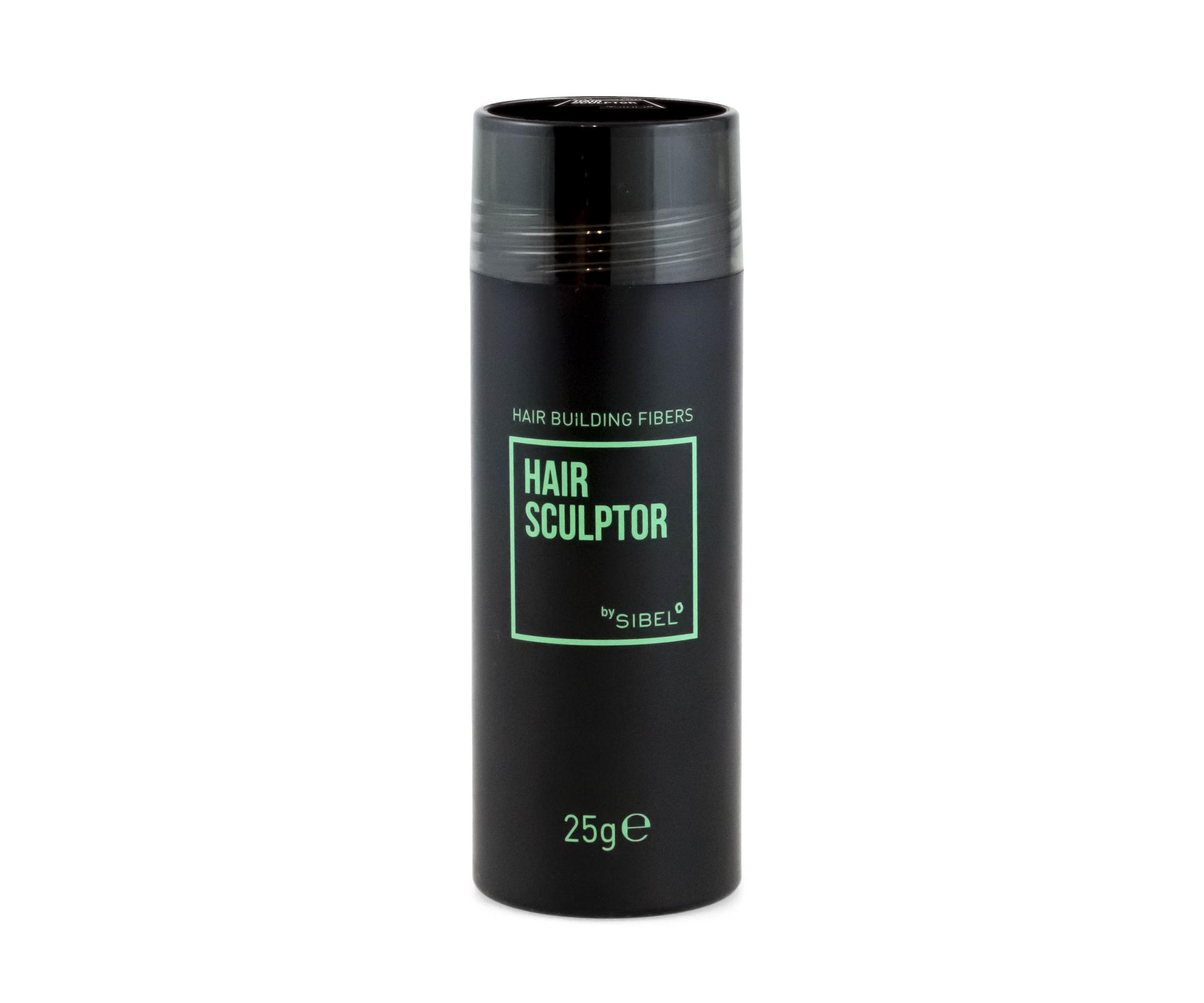E-shop Púder pre zakrytie rednúcich vlasov plniteľný Sibel Hair Building Fibers - čierna, 25 g (8903001) + darček zadarmo