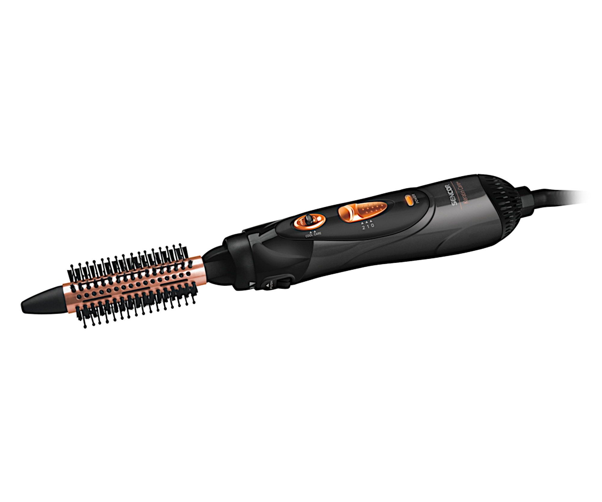 E-shop Teplovzdušná kefa na vlasy Sencor SHS 8401BK - 1000 W, čierna + darček zadarmo