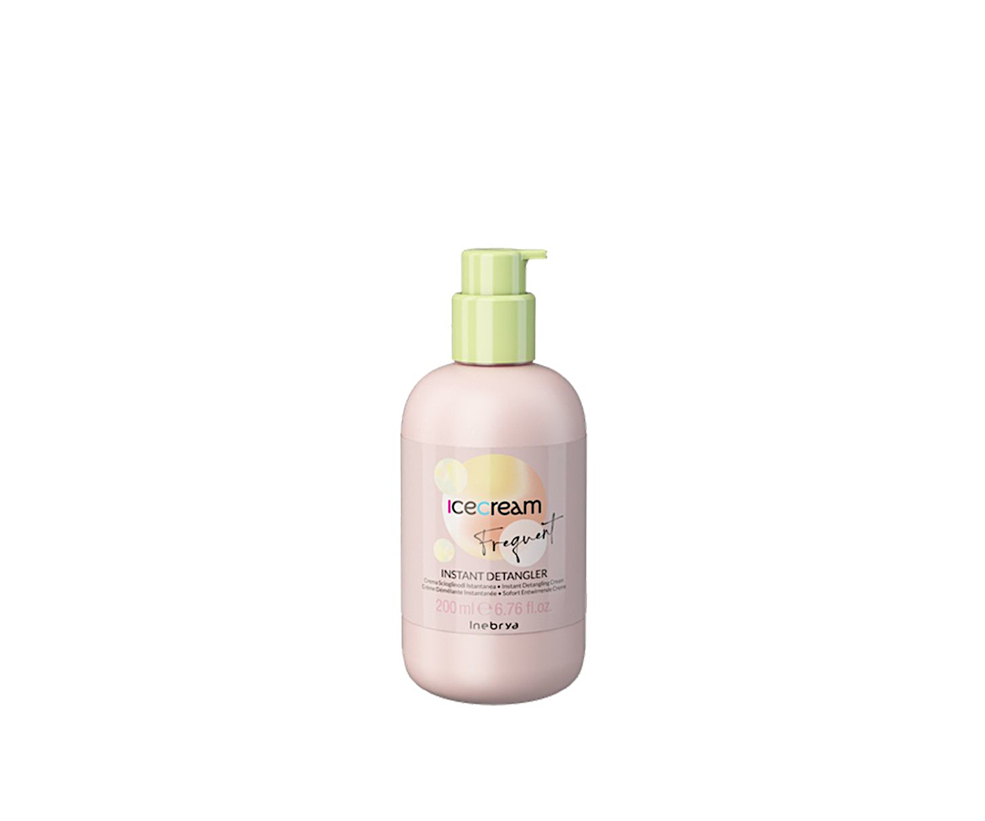 E-shop Bezoplachová starostlivosť na rozčesávanie vlasov Inebrya Ice Cream Frequent Detangler - 200 ml (771026379) + darček zadarmo