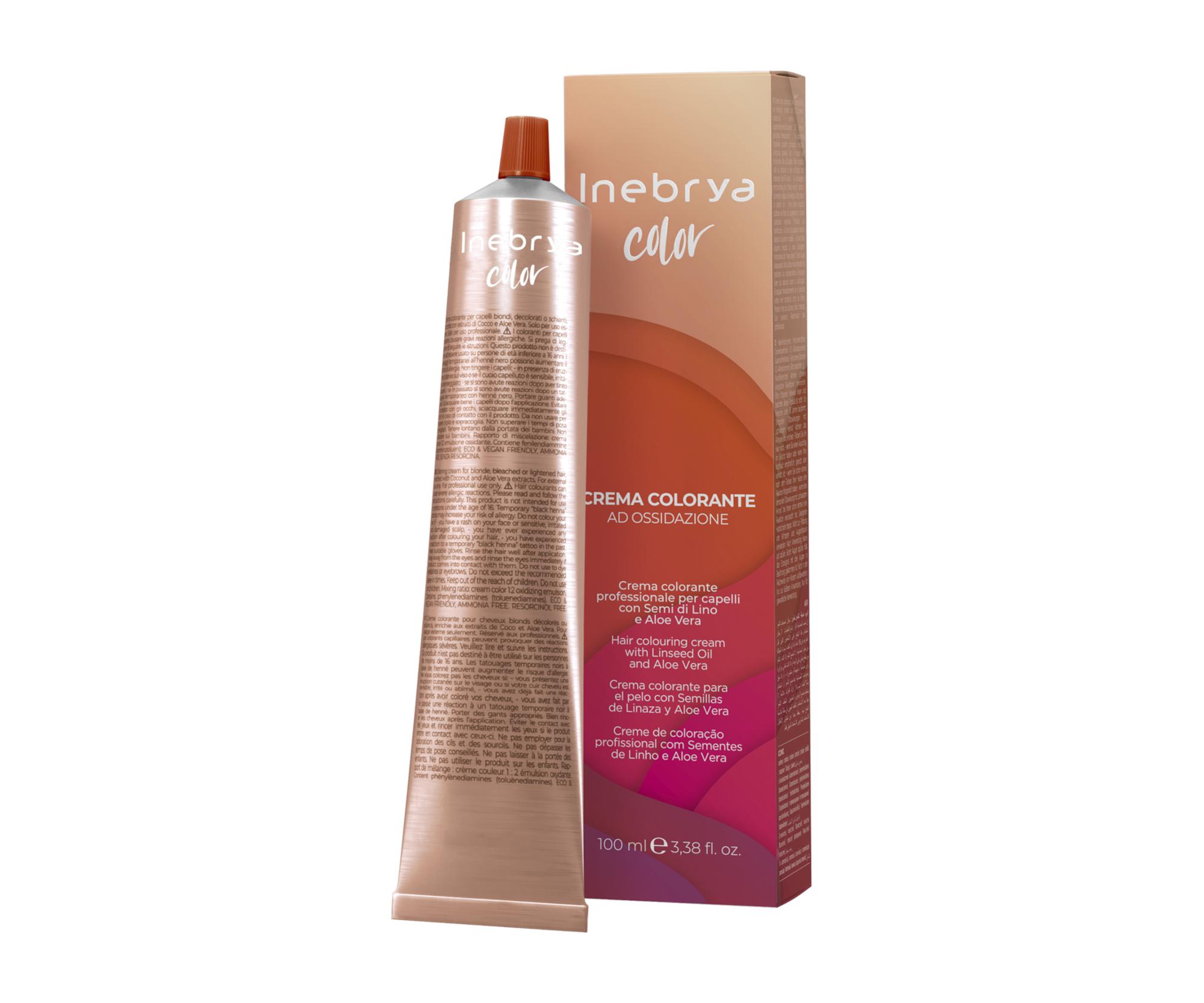 E-shop Farba na vlasy Inebrya Color 100 ml - Cashmere 5/17, svetlo hnedá studená popolavá (771026229) + darček zadarmo
