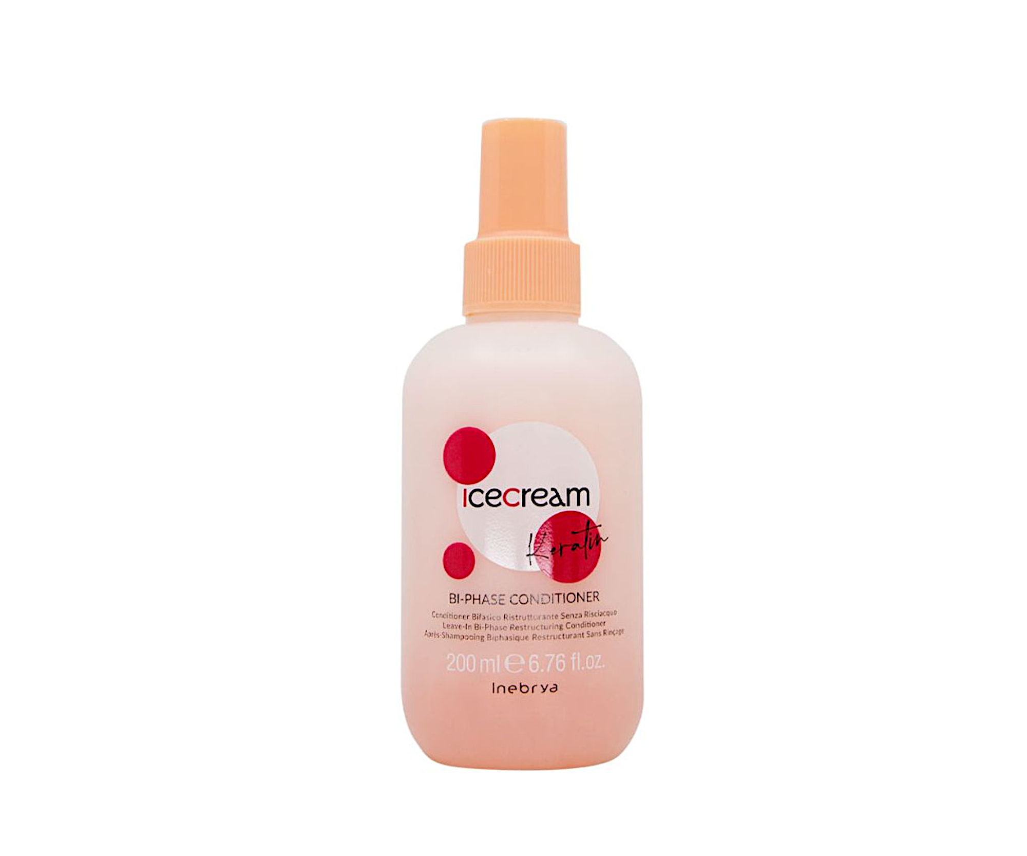 E-shop Bezoplachový kondicionér pre poškodené vlasy Inebrya Ice Cream Keratin Bi-Phase Conditioner - 200 ml (771026313) + darček zadarmo