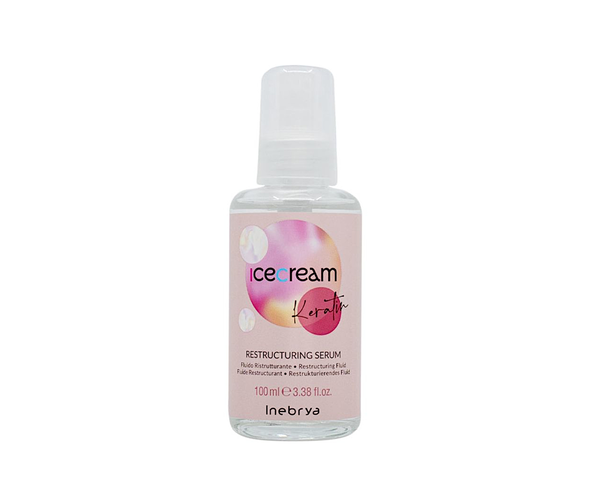 E-shop Rekonštrukčné sérum pre poškodené vlasy Inebrya Ice Cream Keratin Restructuring Serum - 100 ml (771026317) + darček zadarmo