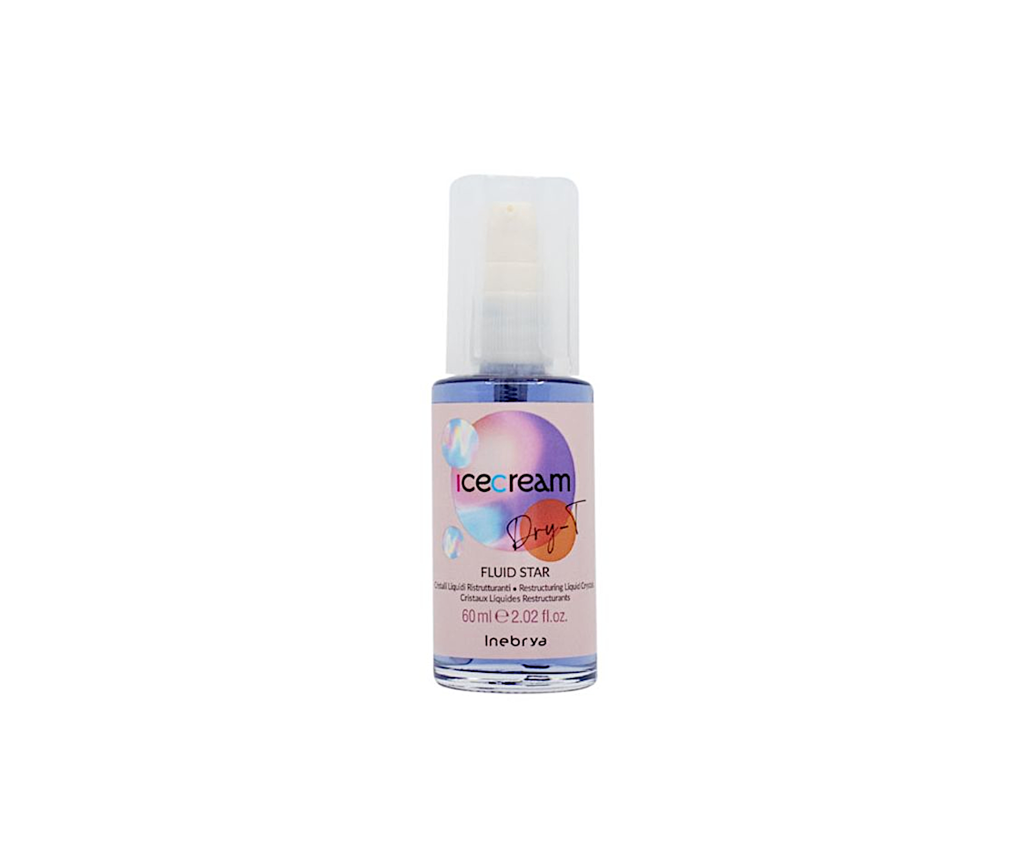 E-shop Rekonštrukčné tekuté kryštály pre suché vlasy Inebrya Ice Cream Dry-T Fluid Star - 60 ml (771026328) + darček zadarmo