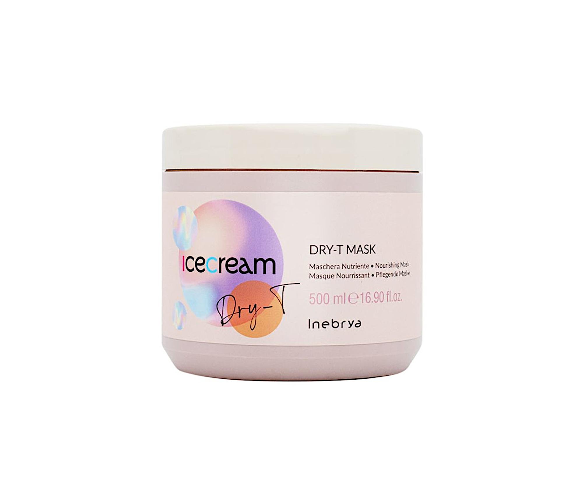 E-shop Výživná maska pre suché a krepovité vlasy Inebrya Ice Cream Dry-T Mask - 500 ml (771026326) + darček zadarmo