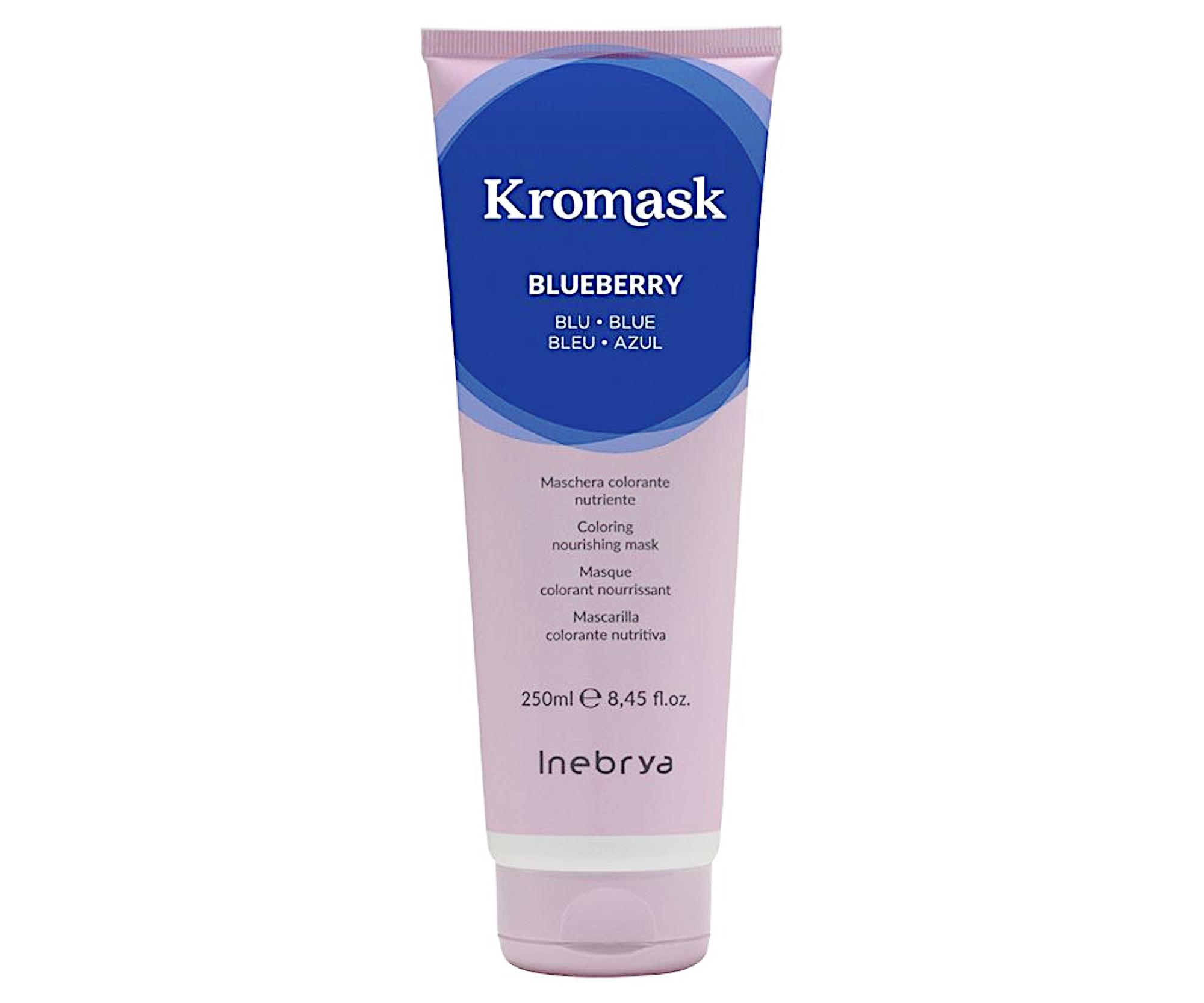 E-shop Farbiaca vyživujúca maska Inebrya Kromask Blueberry - 250 ml, modrá + darček zadarmo