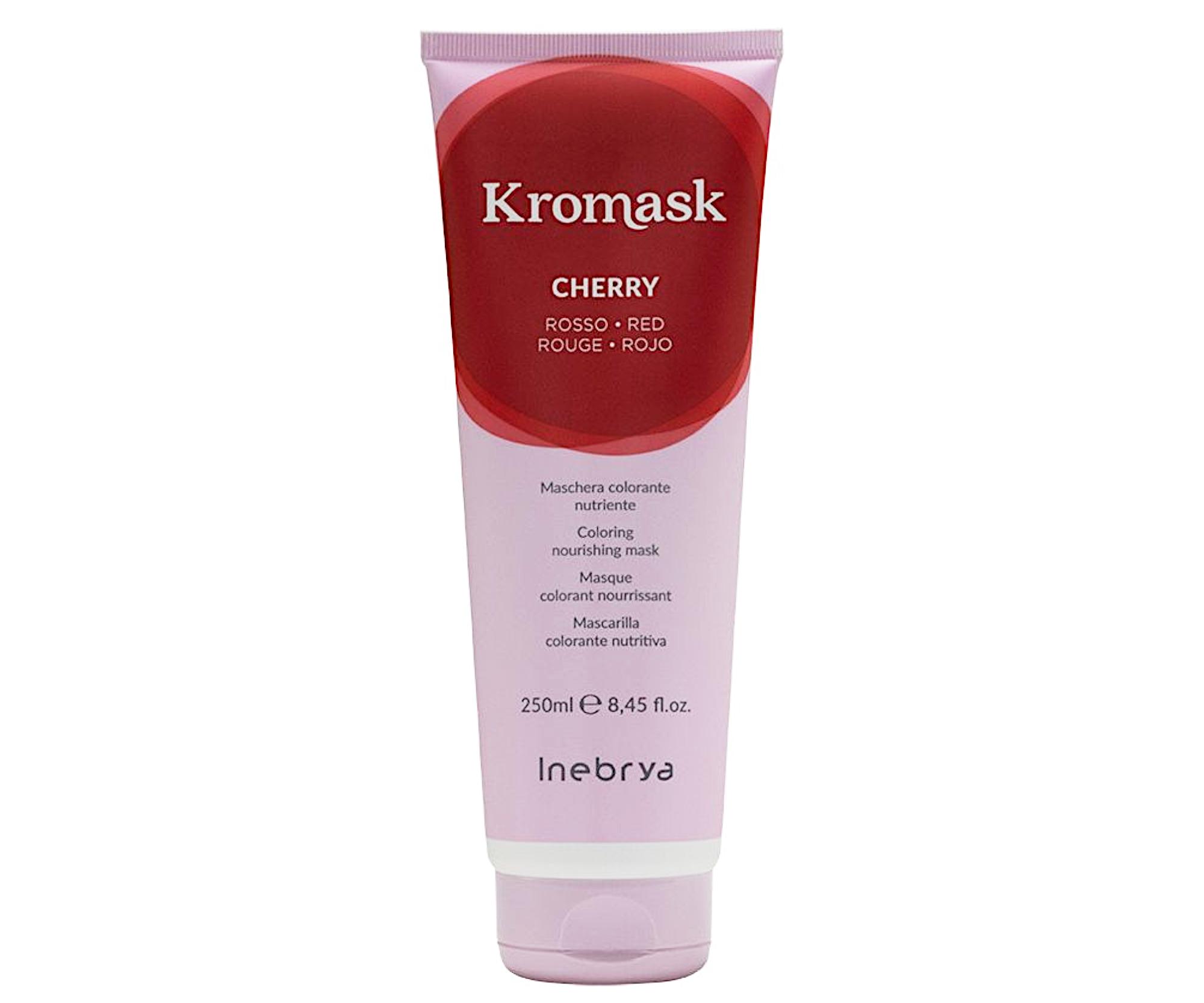 E-shop Farbiaca vyživujúca maska Inebrya Kromask Cherry - 250 ml, červená + darček zadarmo