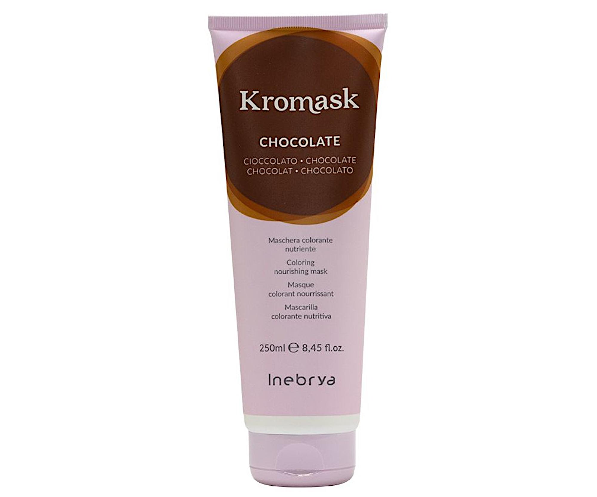 E-shop Farbiaca vyživujúca maska Inebrya Kromask Chocolate - 250 ml, čokoládová + darček zadarmo