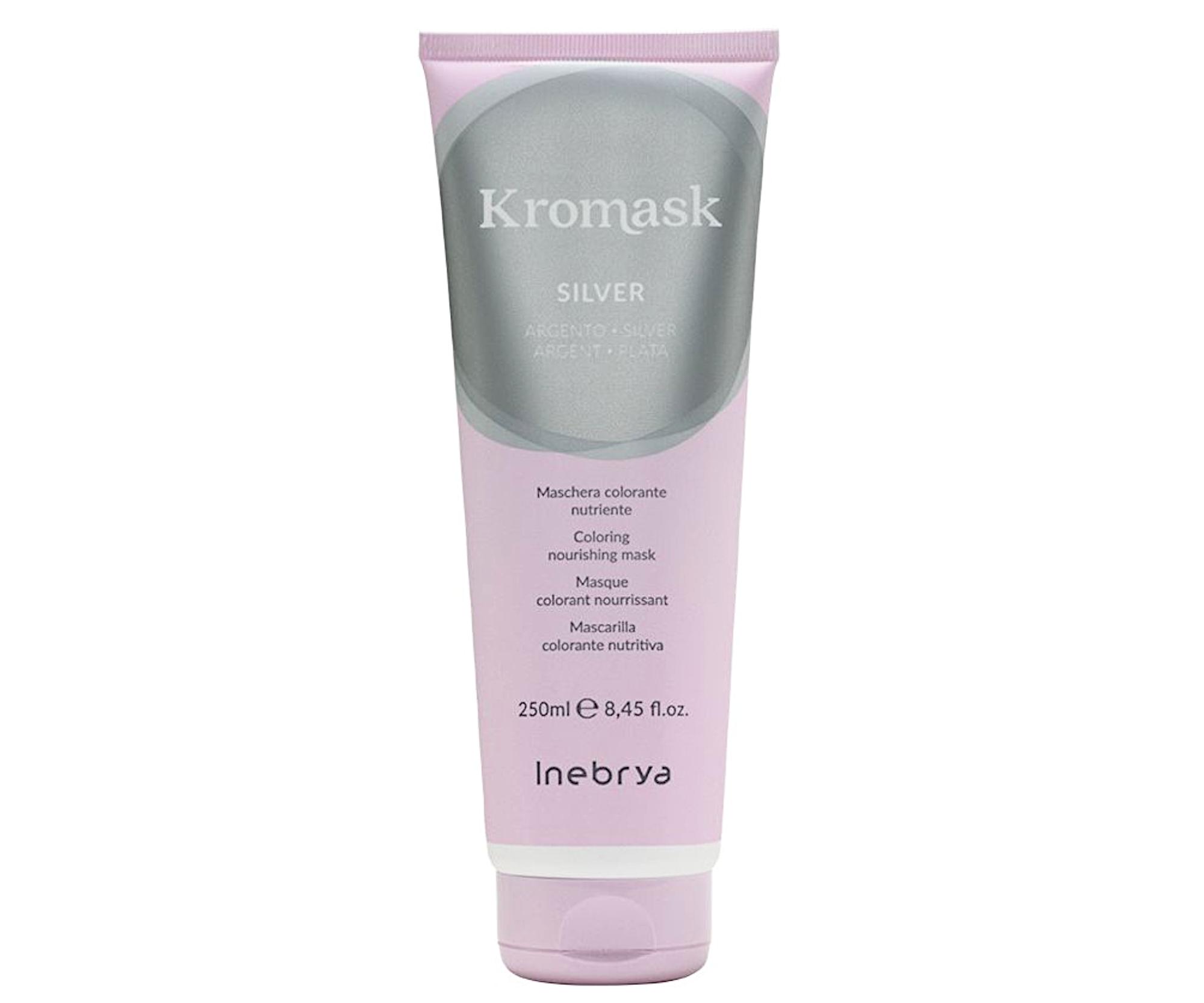 E-shop Farbiaca vyživujúca maska Inebrya Kromask Silver - 250 ml, strieborná + darček zadarmo