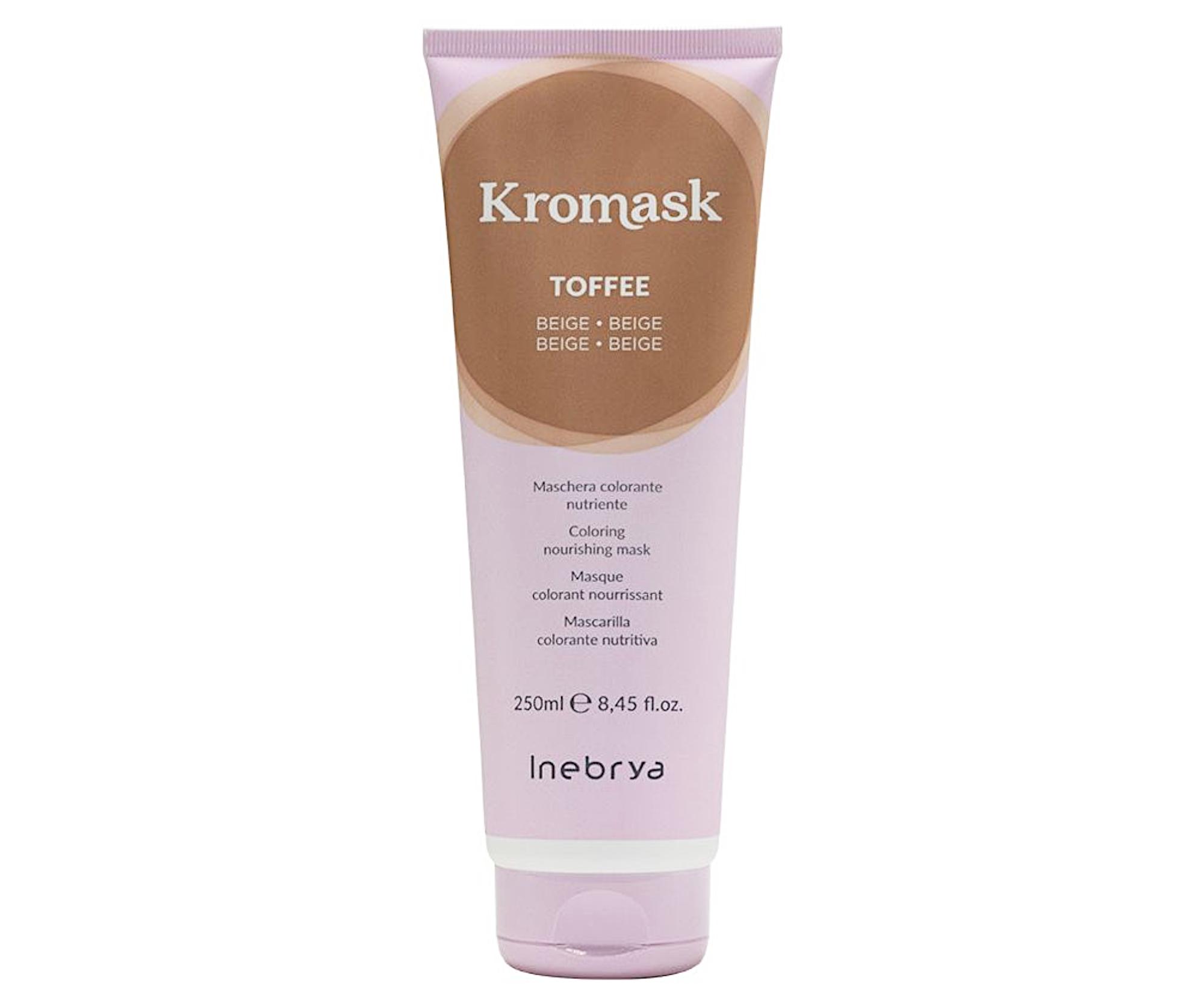 E-shop Farbiaca vyživujúca maska Inebrya Kromask Toffee - 250 ml, béžová + darček zadarmo