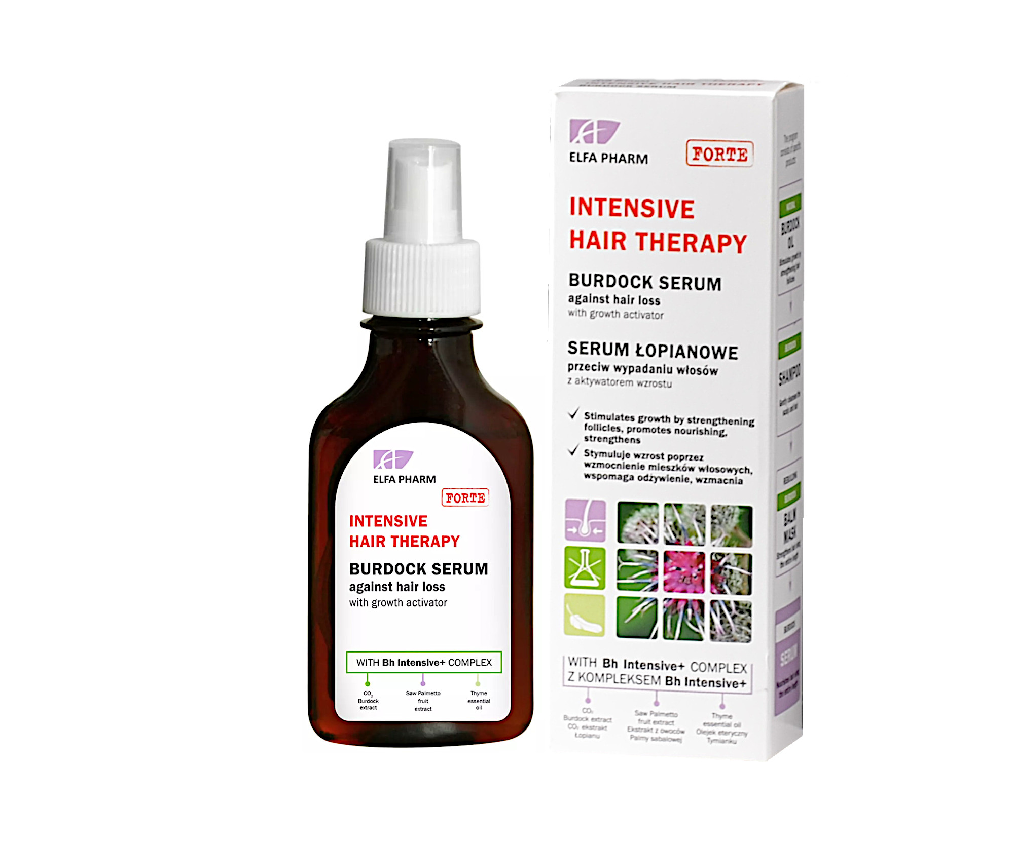 E-shop Sérum proti padaniu vlasov Elfa Pharm Intensive Hair Therapy Burdock Serum - 100 ml