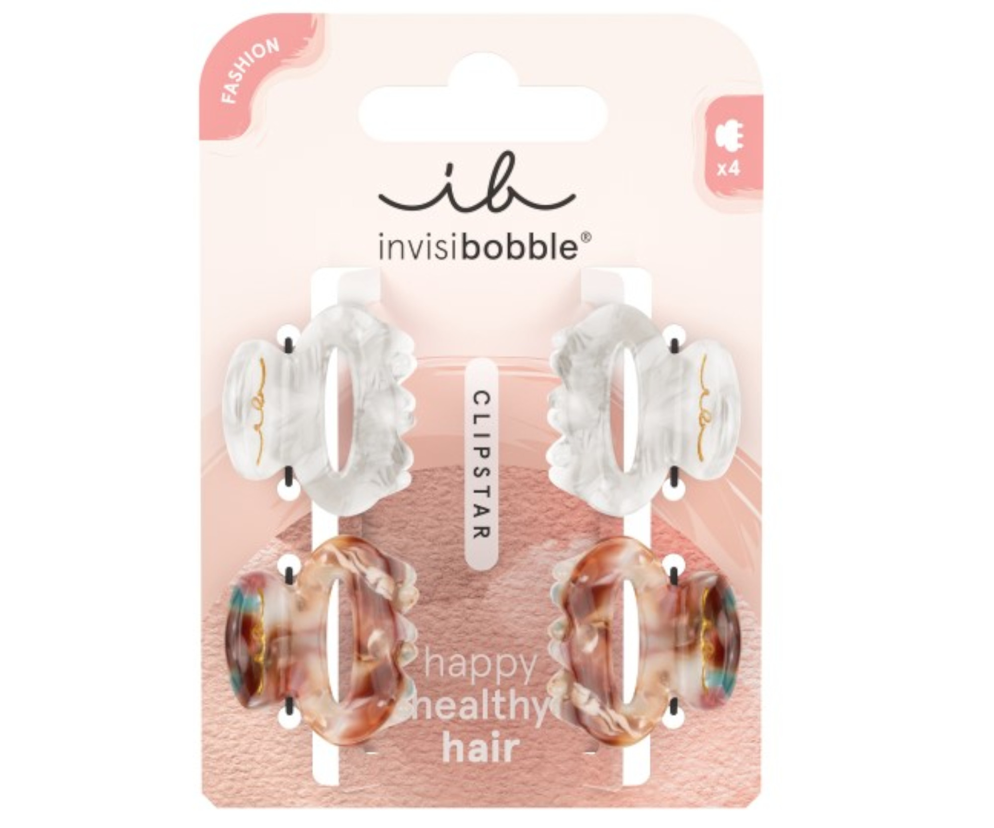 E-shop Škripce do vlasov Invisibobble Clipstar Bijoux S - 4 ks + darček zadarmo
