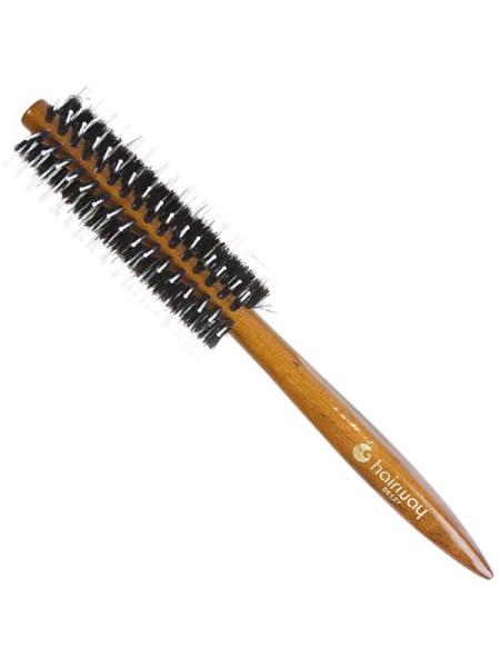 E-shop Drevená kefa s polyamidovými a diviačími štetinami Hairway - 12 mm (06127) + darček zadarmo