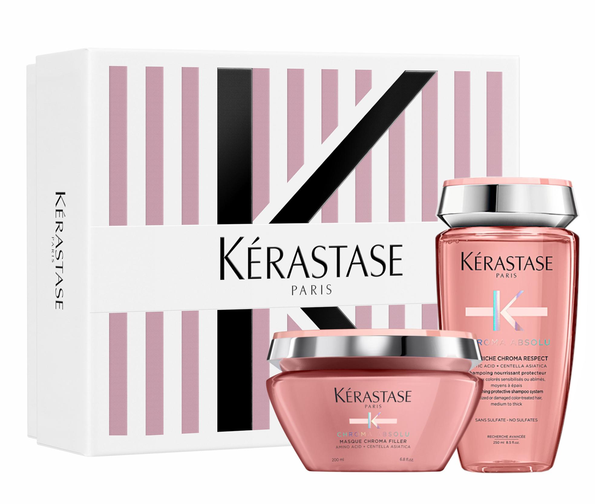 Darčeková sada pre výživu farbených vlasov Kérastase Chroma Absolu Masque Spring Box + darček zadarmo.
Vyživujúci šampón pre farbené vlasy K...