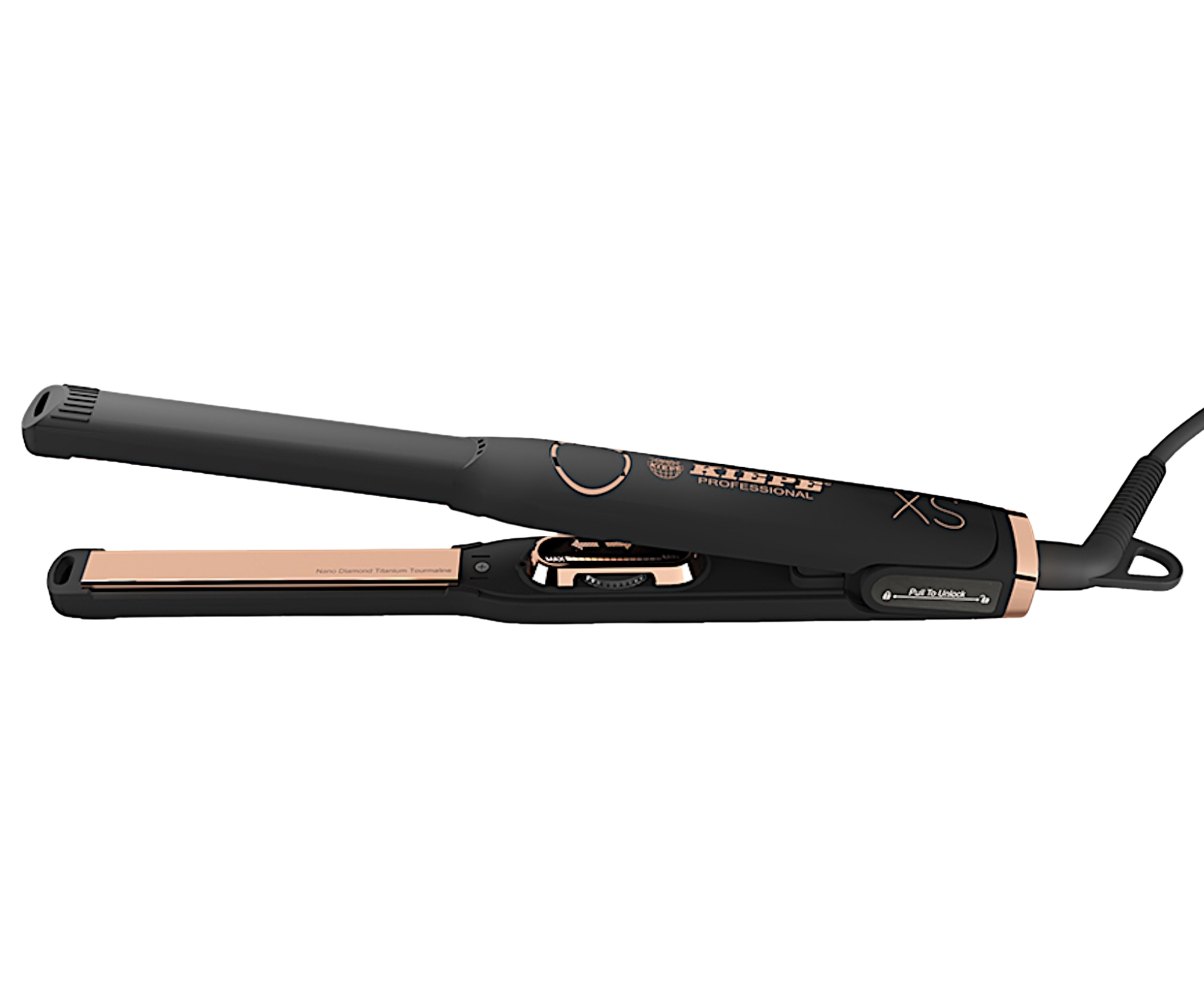 E-shop Žehlička na vlasy Kiepe Pure Rose Gold XS 8263 - čierna + darček zadarmo