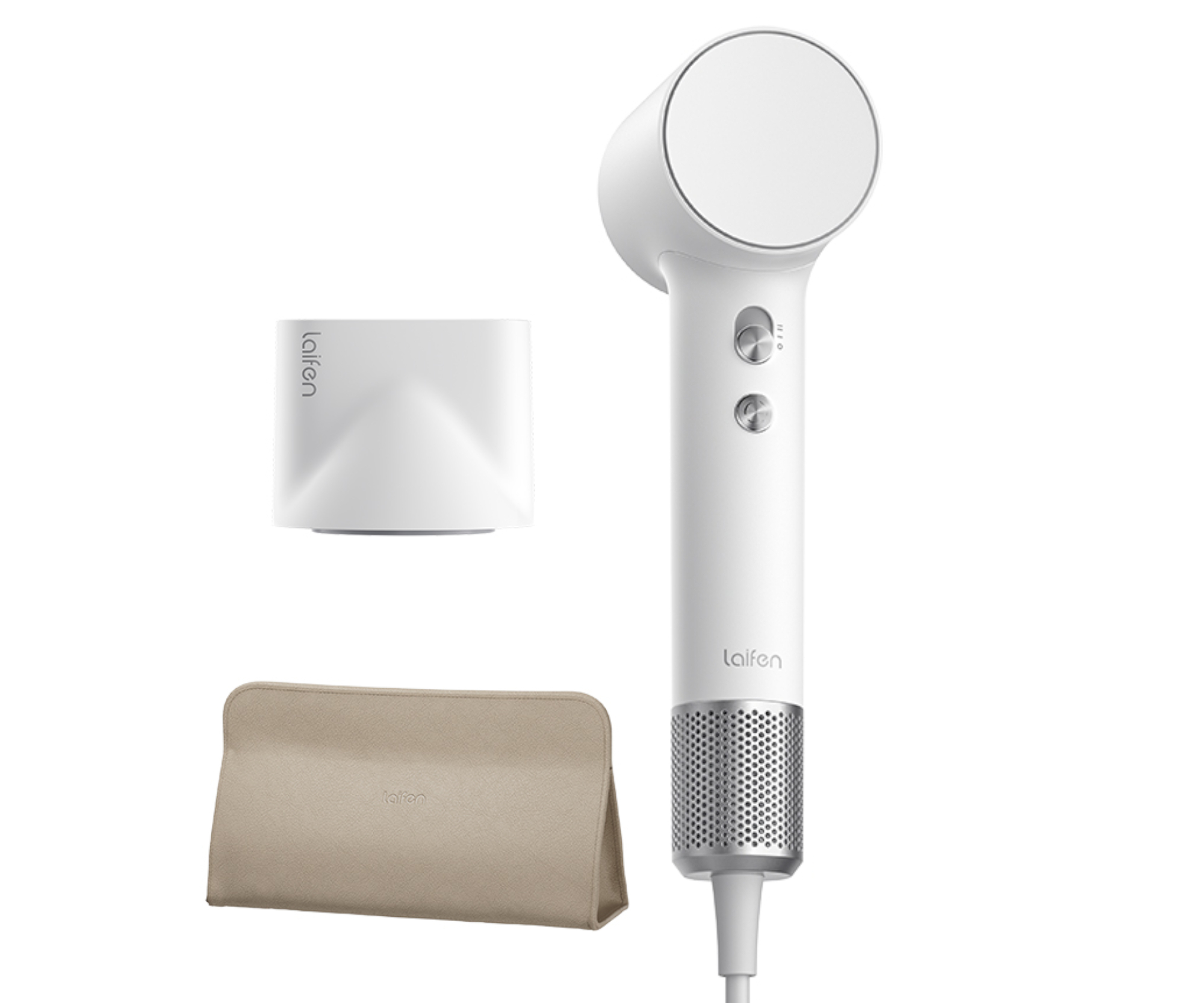 E-shop Profesionálny mini fén na vlasy Laifen Swift Mini Arctic White - 1100 W, biely + darček zadarmo