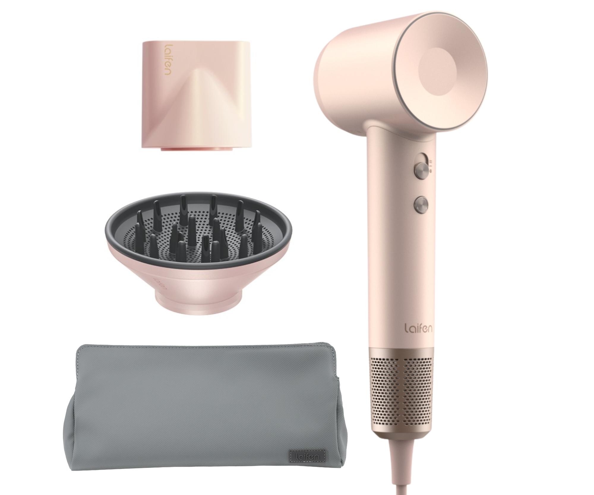 E-shop Profesionálny fén na vlasy Laifen Swift Premium Golden Pink - 1600 W, ružovo-zlatý + darček zadarmo