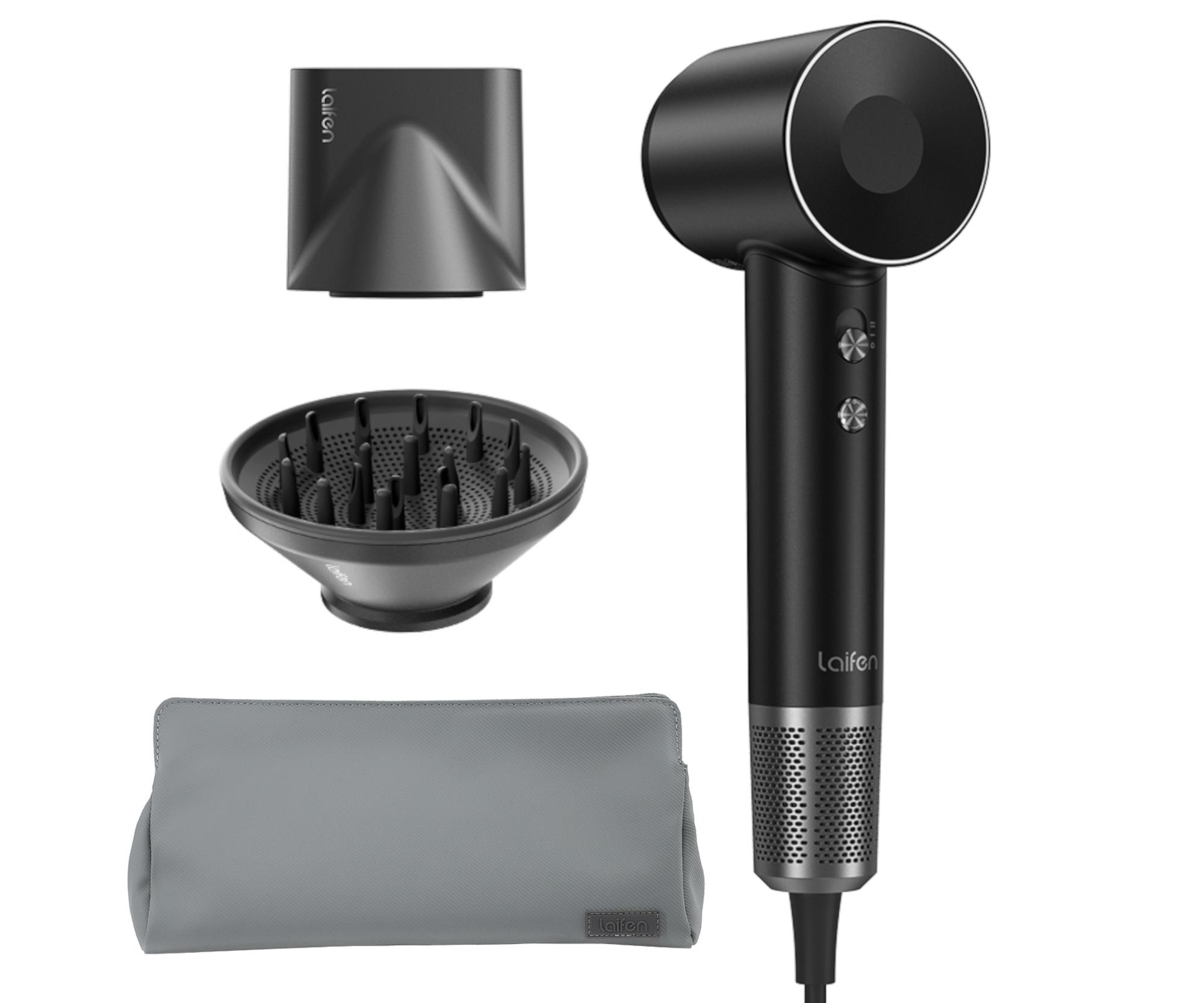 E-shop Profesionálny fén na vlasy Laifen Swift Premium Silver Black - 1600 W, čierno-strieborný + darček zadarmo