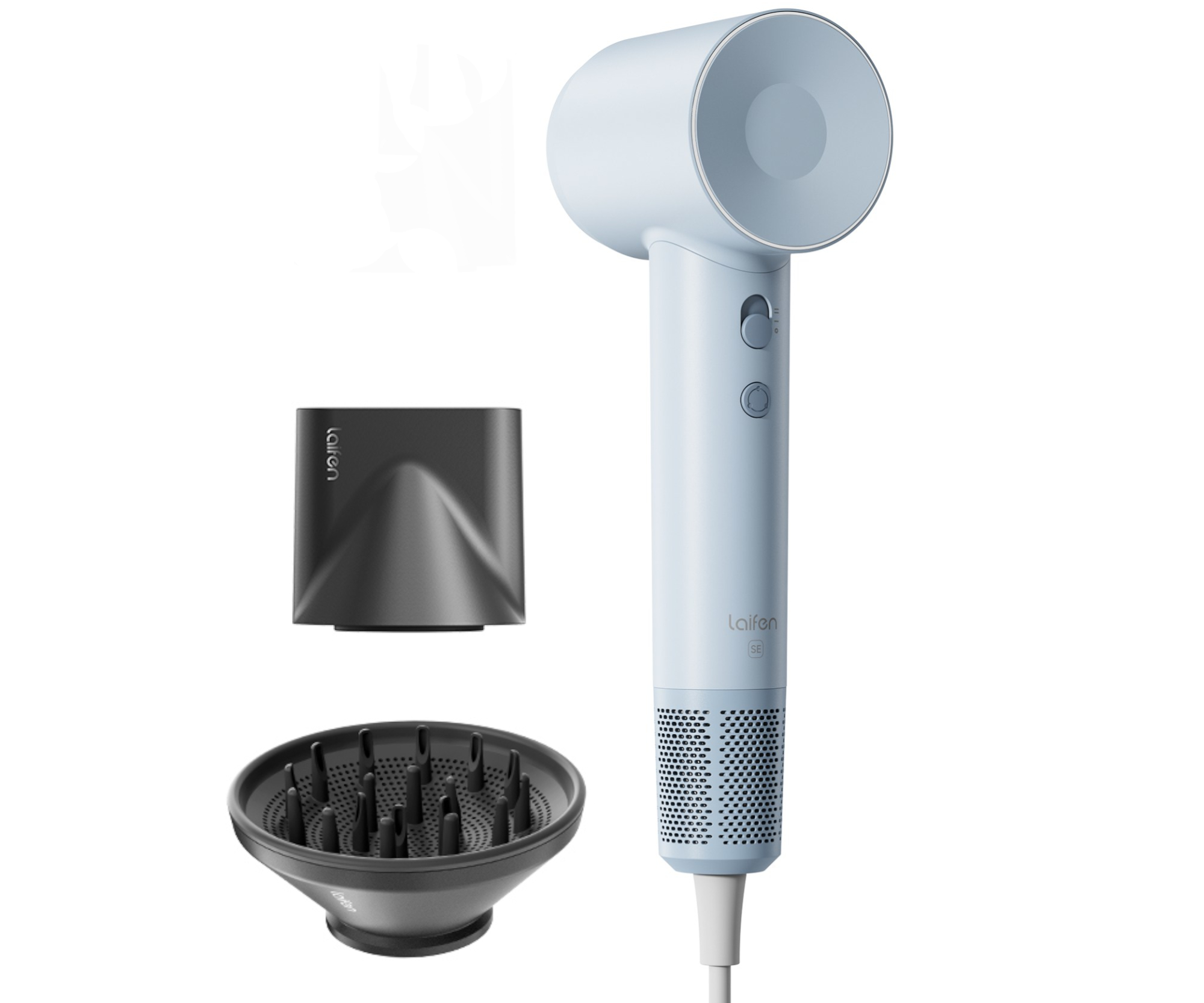 E-shop Profesionálny fén na vlasy Laifen Swift SE Special Matte Light Blue - 1500 W, matný svetlo modrý + darček zadarmo
