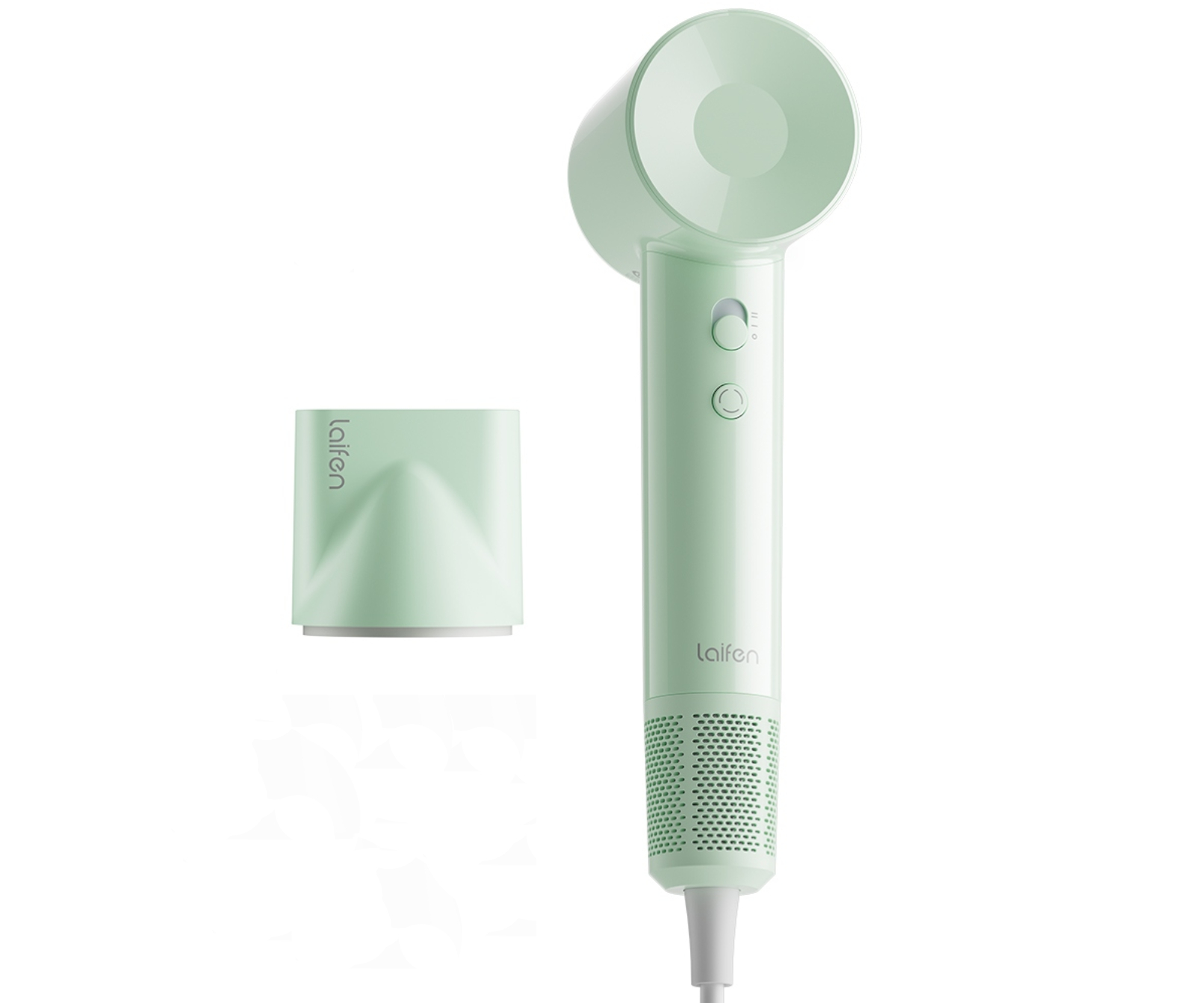 E-shop Profesionálny fén na vlasy Laifen Swift SE Lite Glossy Green - 1400 W, lesklý svetlý zelený + darček zadarmo