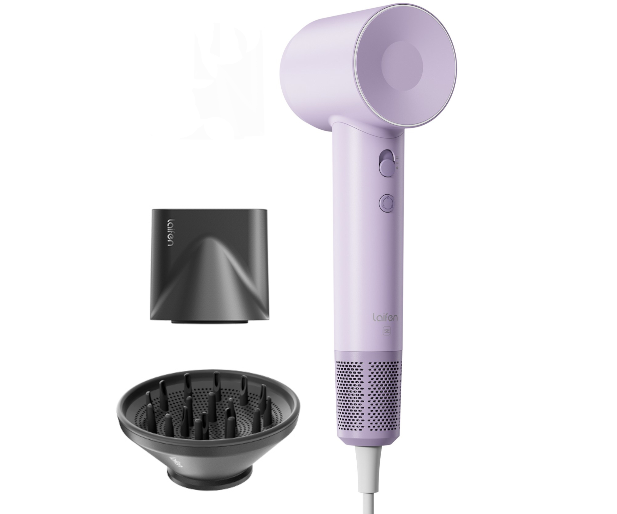 E-shop Profesionálny fén na vlasy Laifen Swift SE Special Matte Light Purple - 1500 W, matný svetlo fialový + darček zadarmo