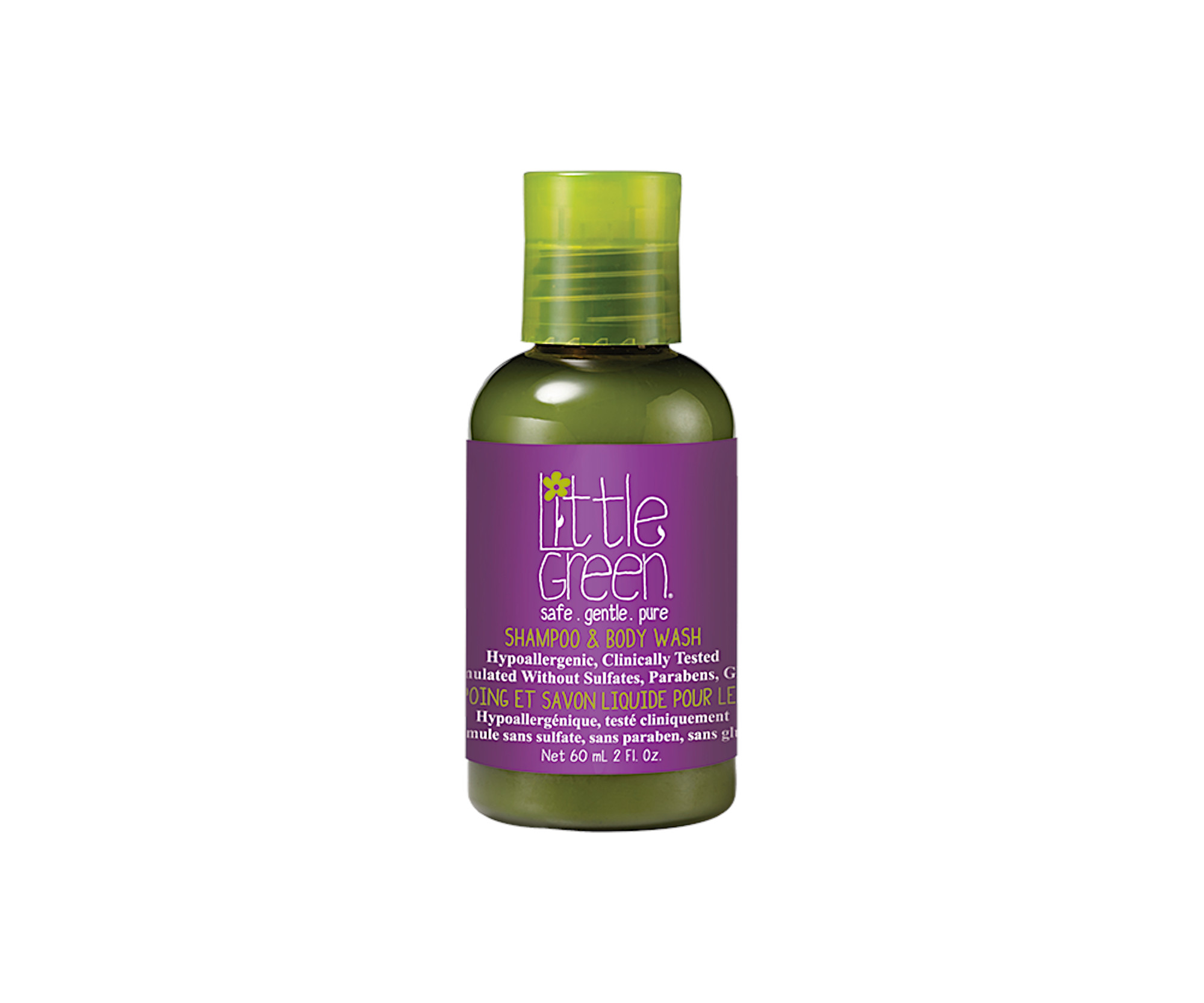 E-shop Šampón a sprchový gél pre deti Little Green Kids - 60 ml (0169941) + darček zadarmo