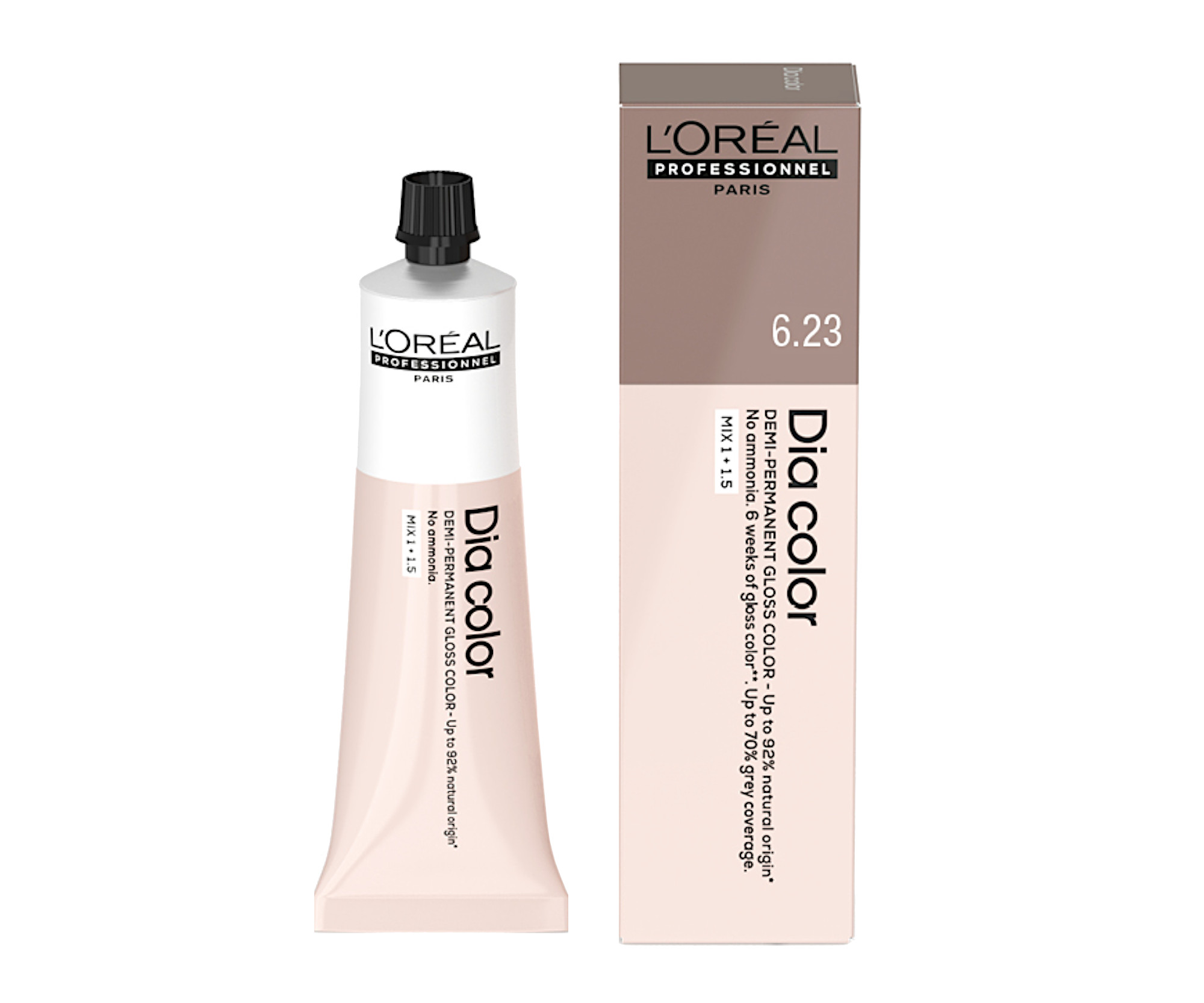 E-shop Preliv na vlasy Loréal Professionnel Dia color 60 ml - 6.23 tmavá blond dúhová zlatá - L’Oréal Professionnel + darček zadarmo