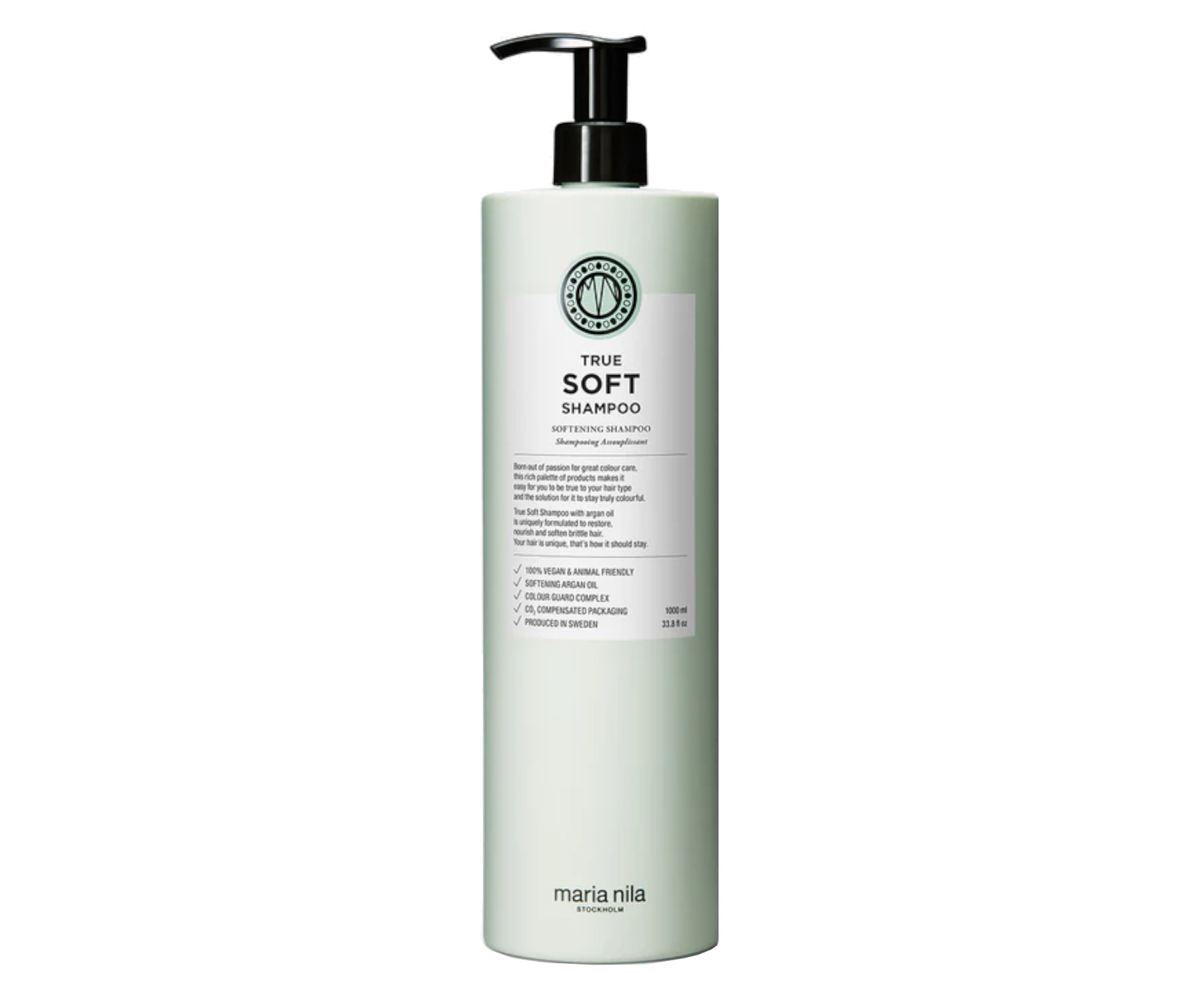 E-shop Hydratačný šampón pre suché vlasy s arganovým olejom Maria Nila True Soft Shampoo - 1000 ml + darček zadarmo