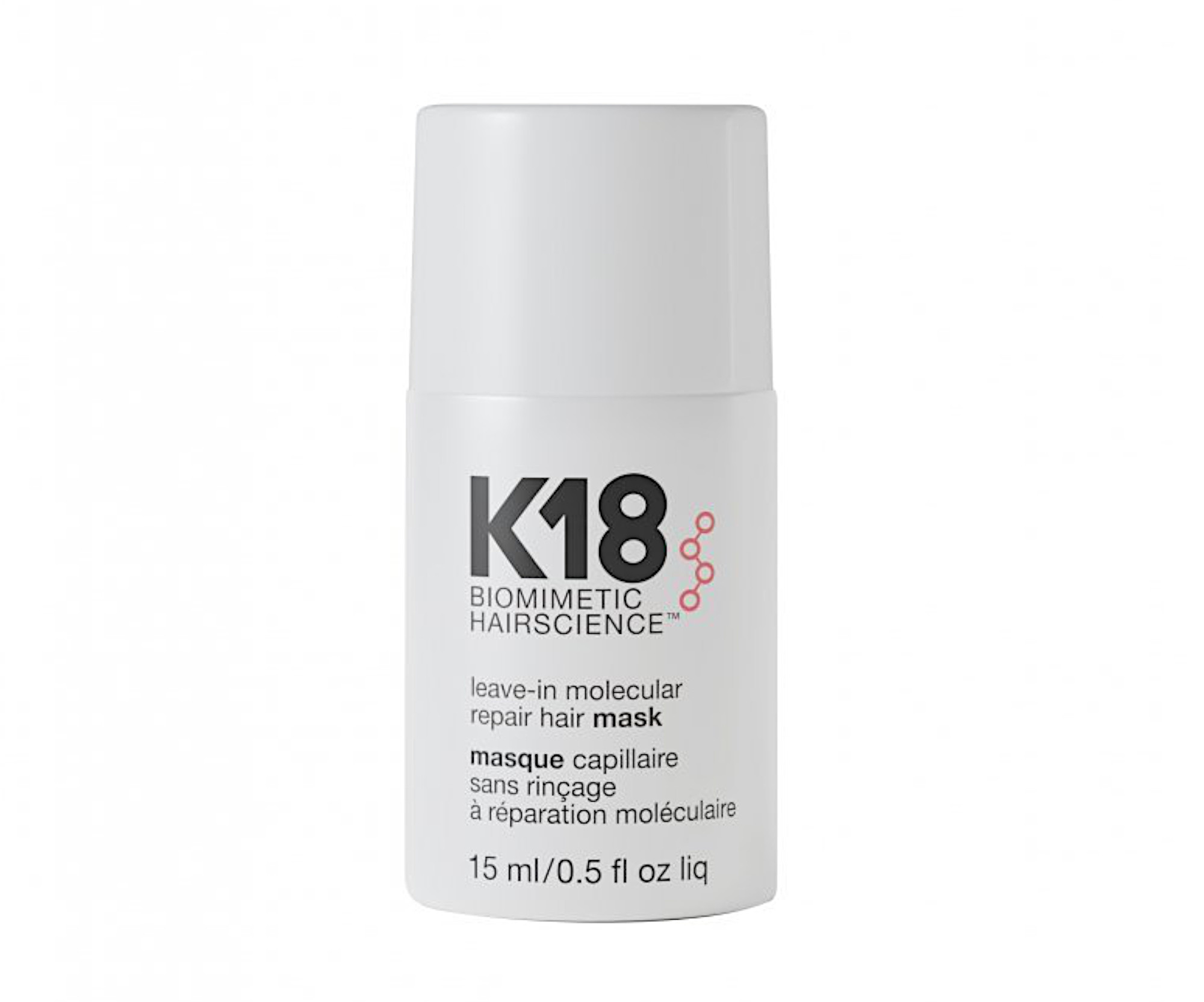 E-shop Bezoplachová maska pre obnovu poškodených vlasov K18 Hair Molecular Repair Mask - 15 ml (K18-31007) + darček zadarmo