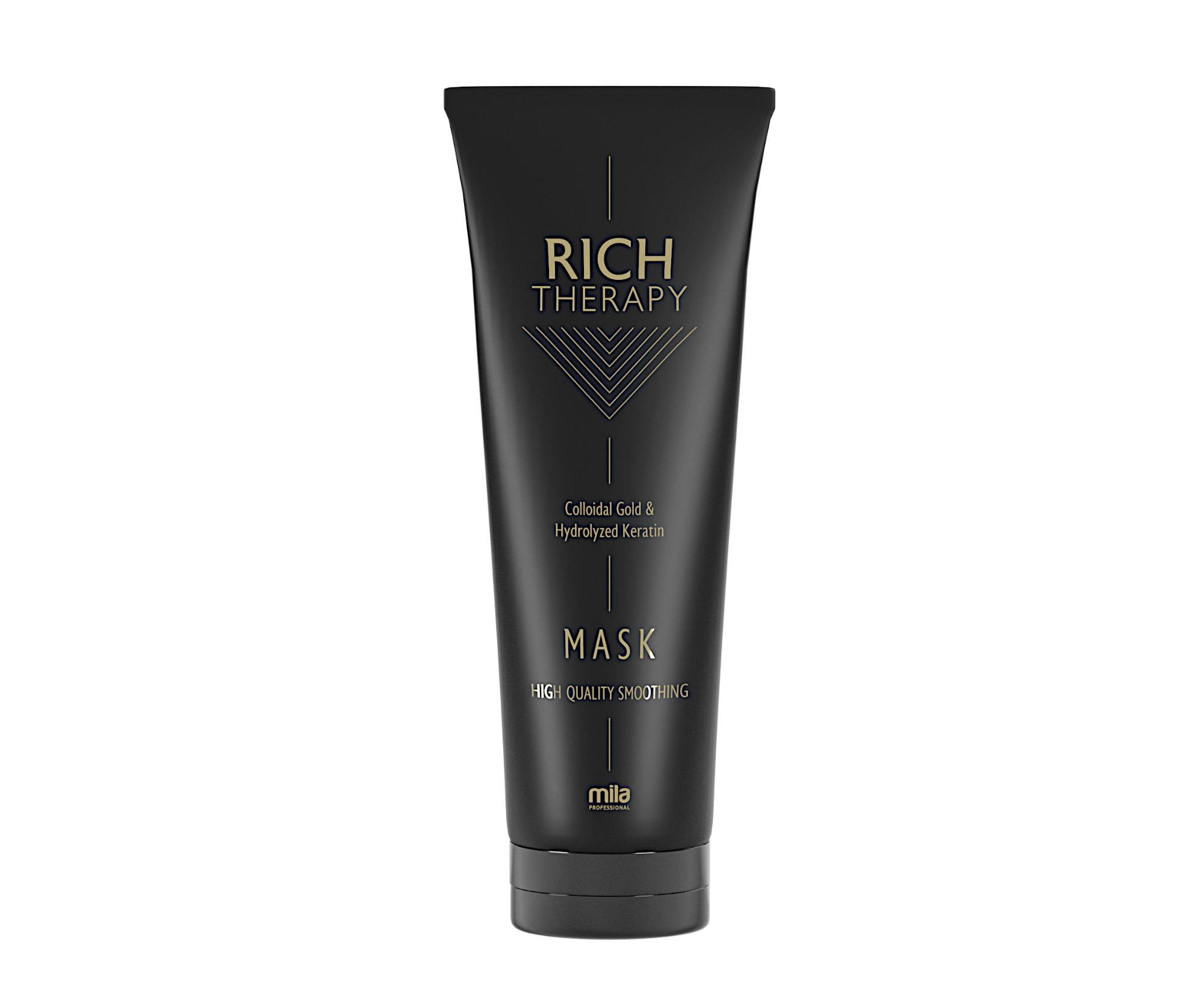 E-shop Vyživujúca maska s keratínom pre poškodené vlasy Mila Rich Therapy Mask - 250 ml (0106003) + darček zadarmo