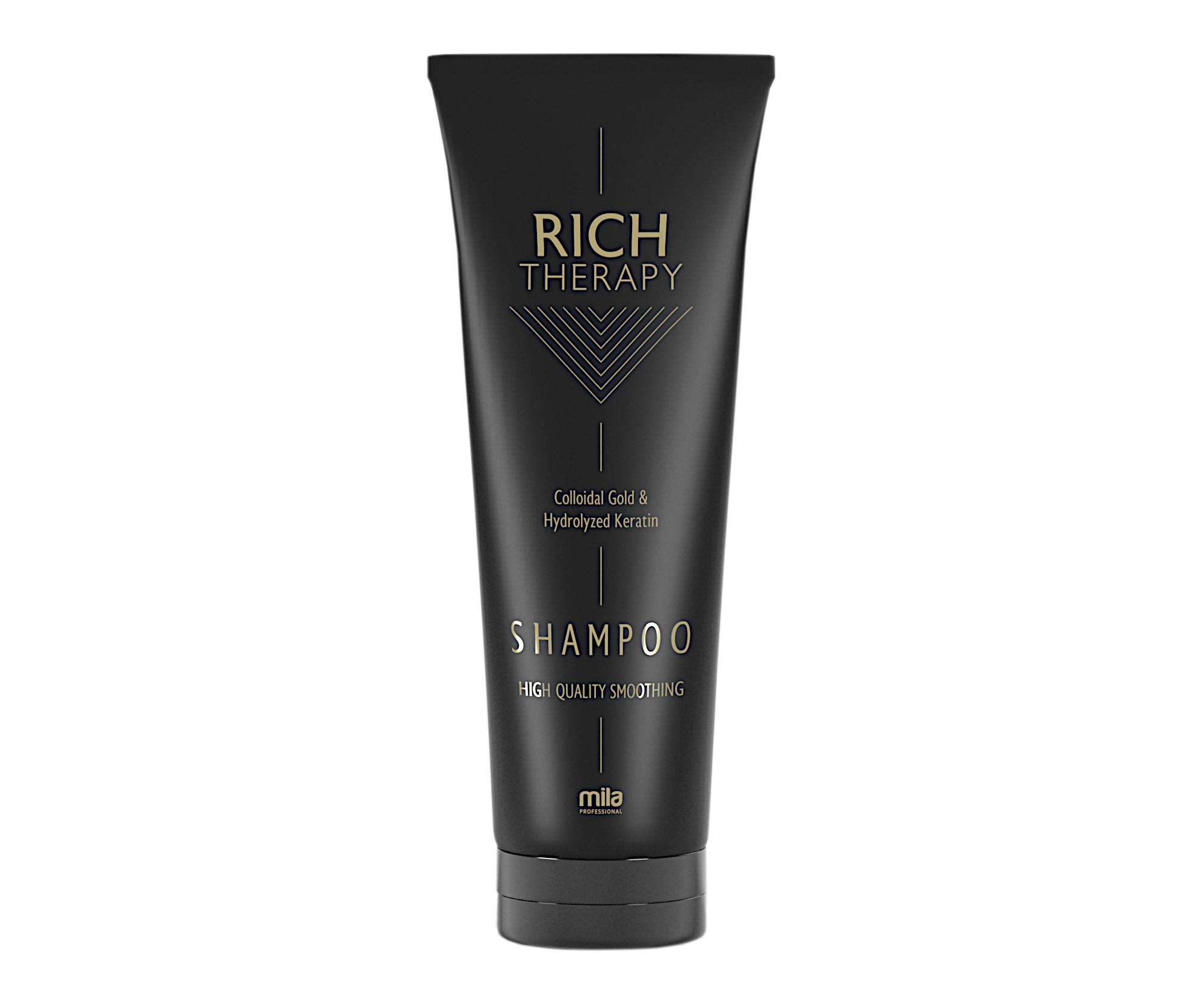 E-shop Obnovujúci šampón s keratínom pre poškodené vlasy Mila Rich Therapy Shampoo - 250 ml (0106001) + darček zadarmo