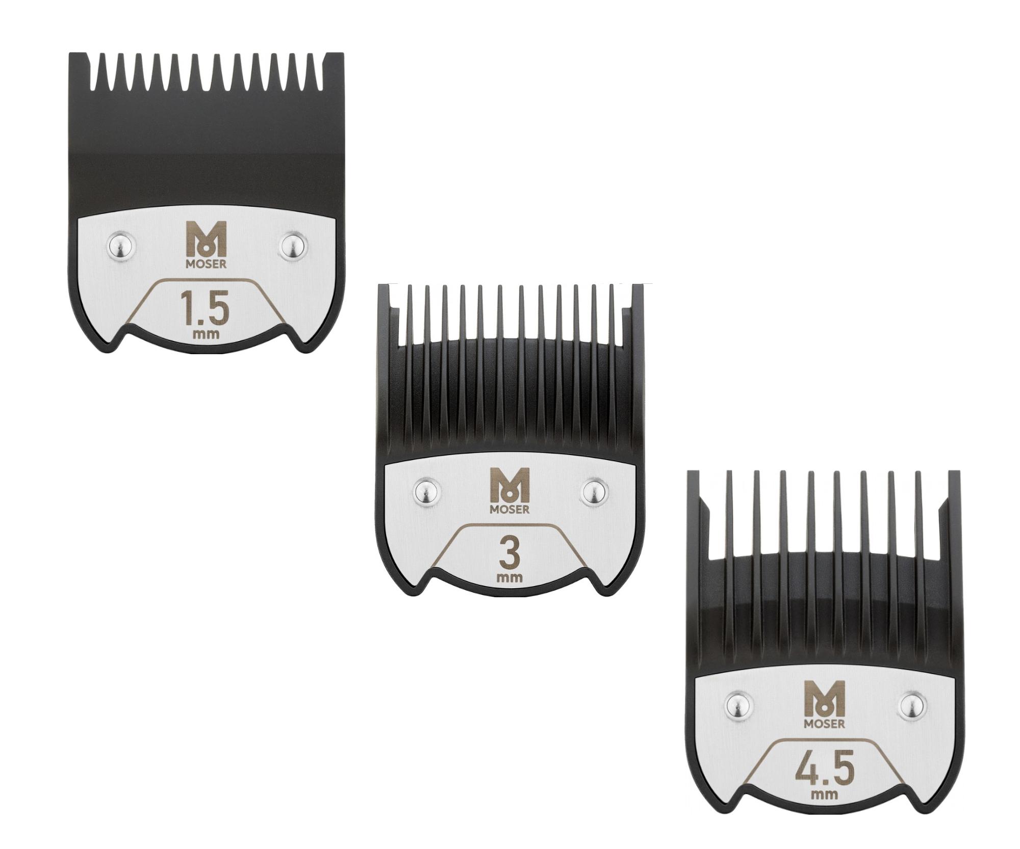 E-shop Sada náhradných magnetických nadstavcov Moser - 1,5 mm, 3 mm a 4,5 mm (1801-7010) + darček zadarmo