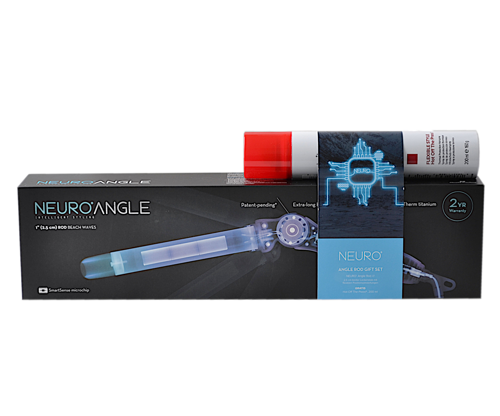 E-shop Darčeková sada Paul Mitchell NEURO® Angle Protect Duo - kulma 25 mm + termoochranný sprej 200 ml (716041) + darček zadarmo
