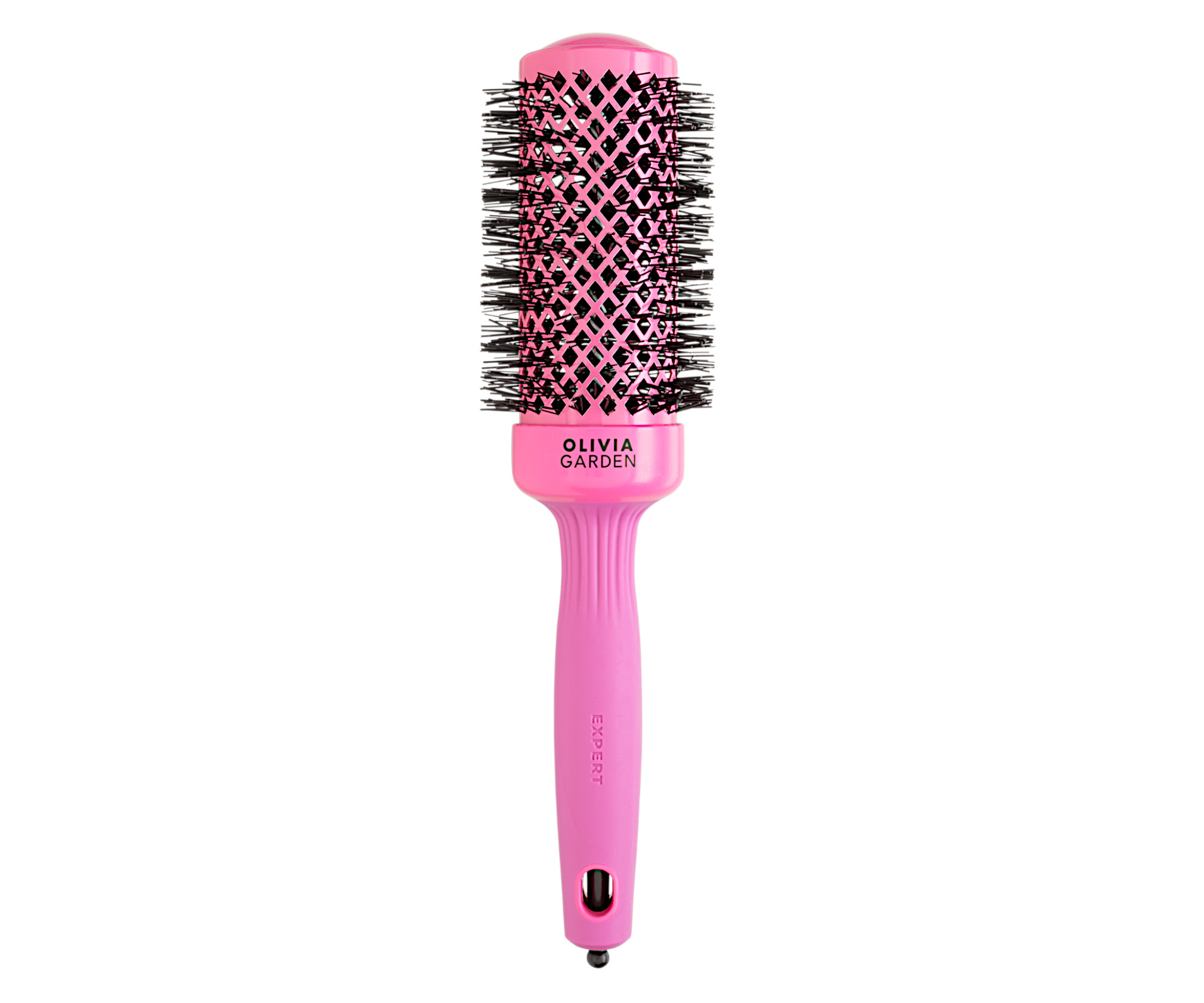 E-shop Okrúhla fúkacia kefa na vlasy Olivia Garden Expert Blowout Shine Pink - 45 mm (ID2021) + darček zadarmo