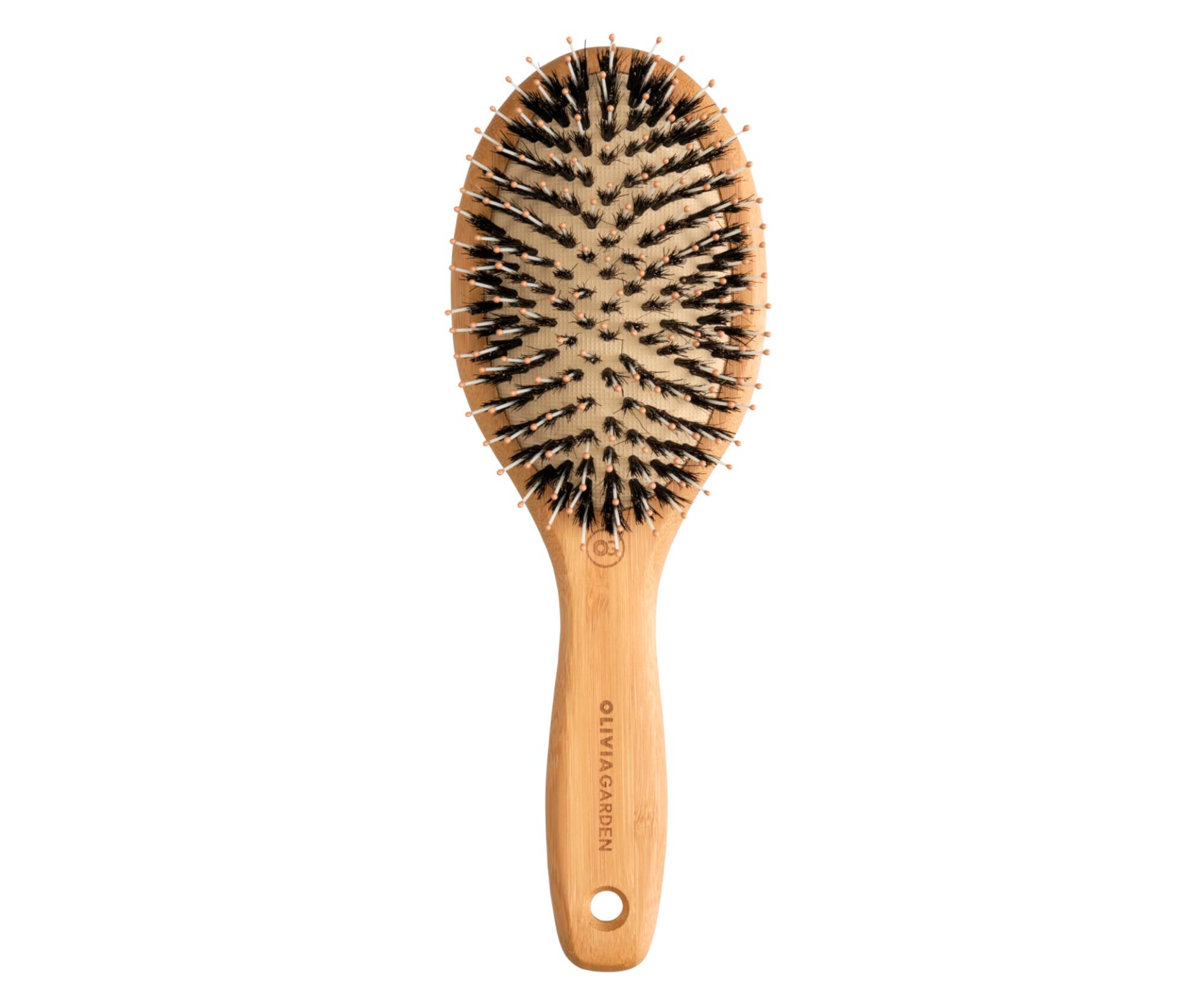 E-shop Plochá kefa Olivia Garden Bamboo Touch Combo M - 80 x 230 mm (ID1680) + darček zadarmo
