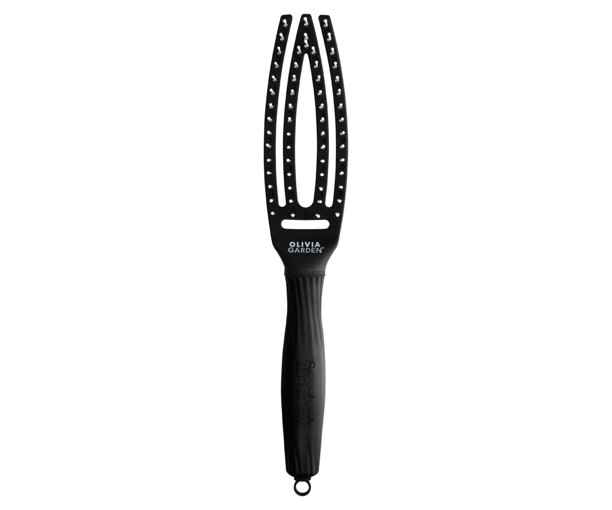 E-shop Kefa Olivia Garden Fingerbrush Ionic Small - čierna (FB1PC-S) + darček zadarmo