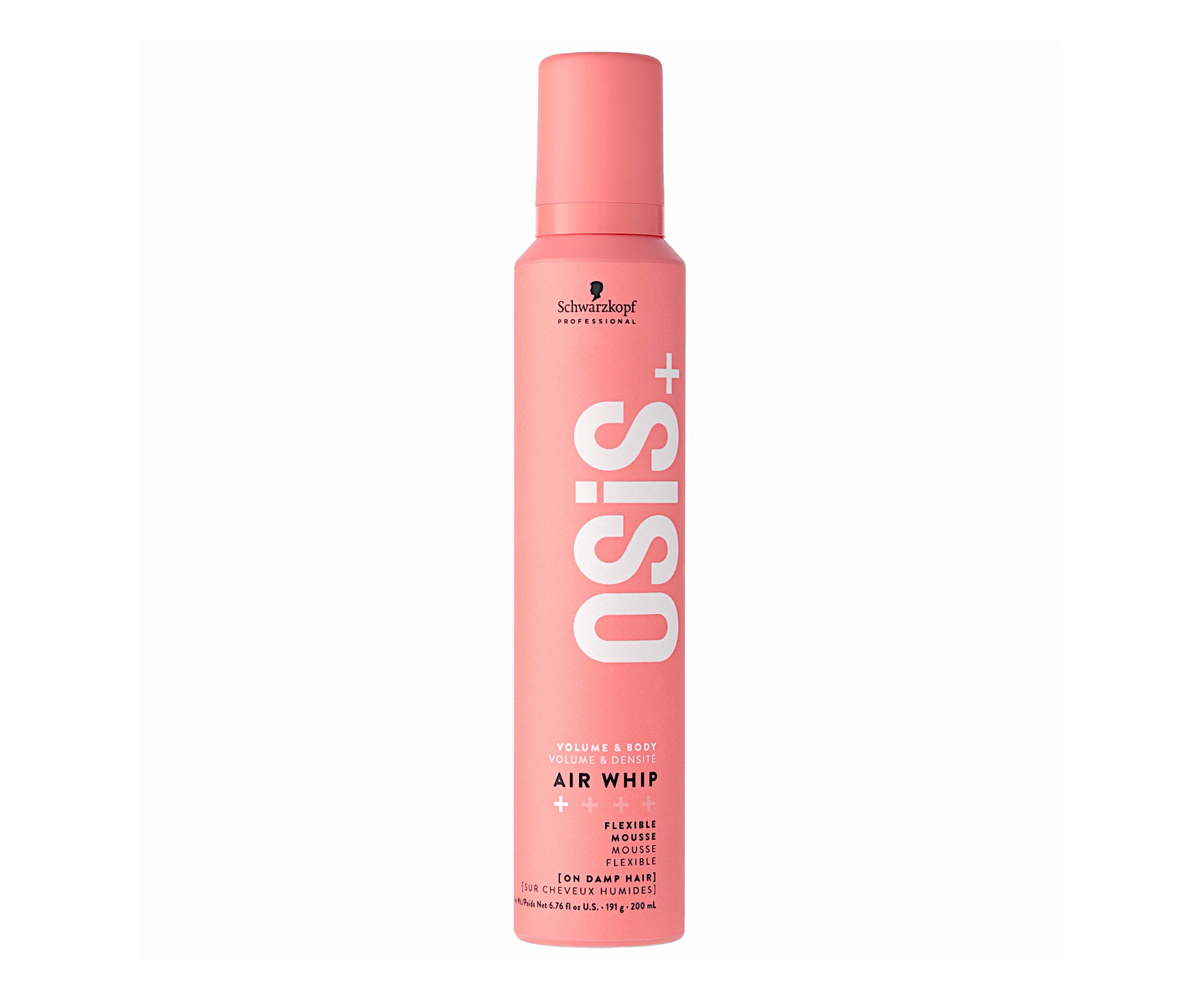 E-shop Flexibilná a jemne fixačná pena Schwarzkopf Professional Osis + Air Whip - 200 ml (2873915) + darček zadarmo