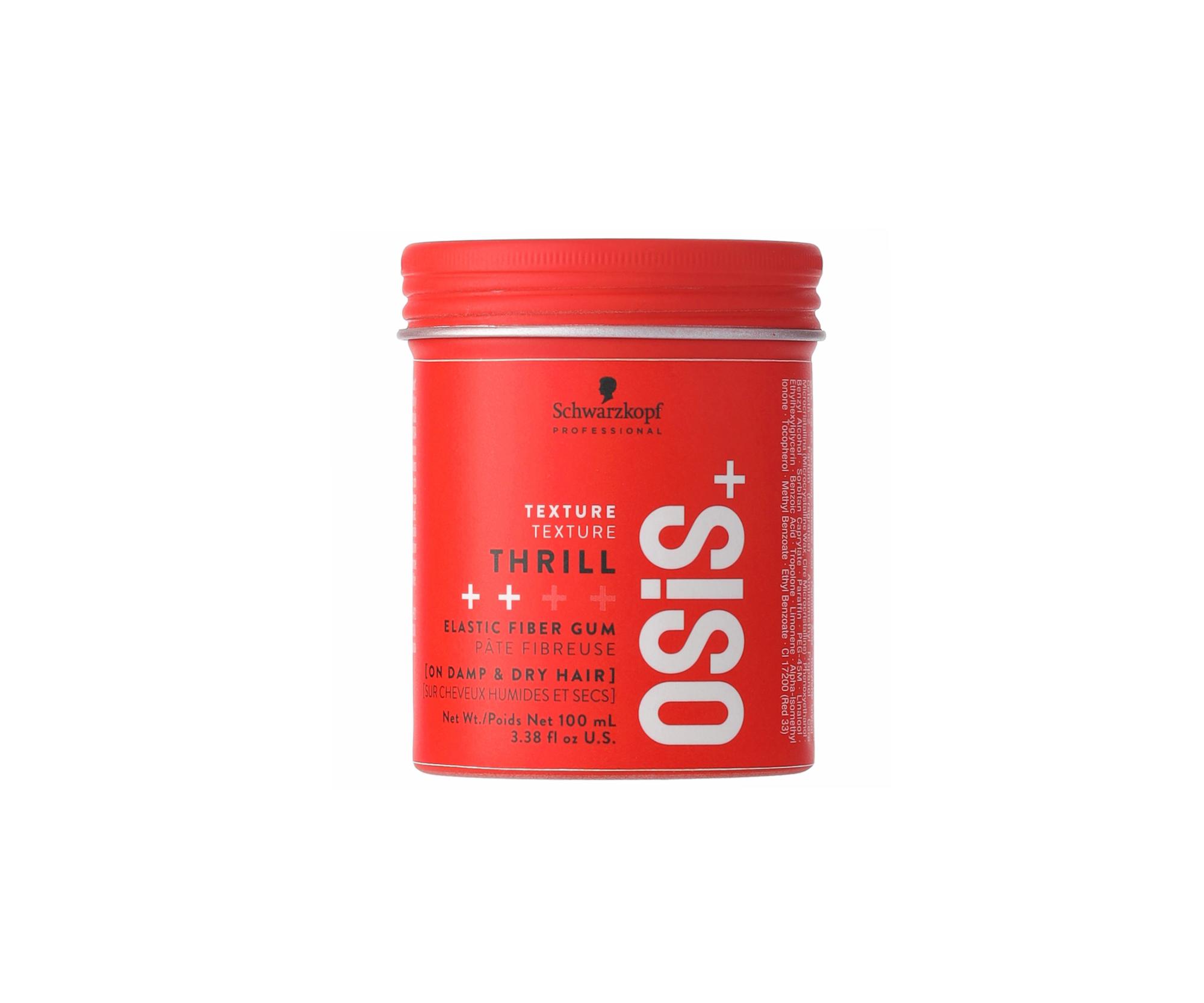 E-shop Stylingová elastická vláknitá guma so strednou fixáciou Schwarzkopf Professional Osis+ Thrill - 100 ml (2873161) + darček zadarmo