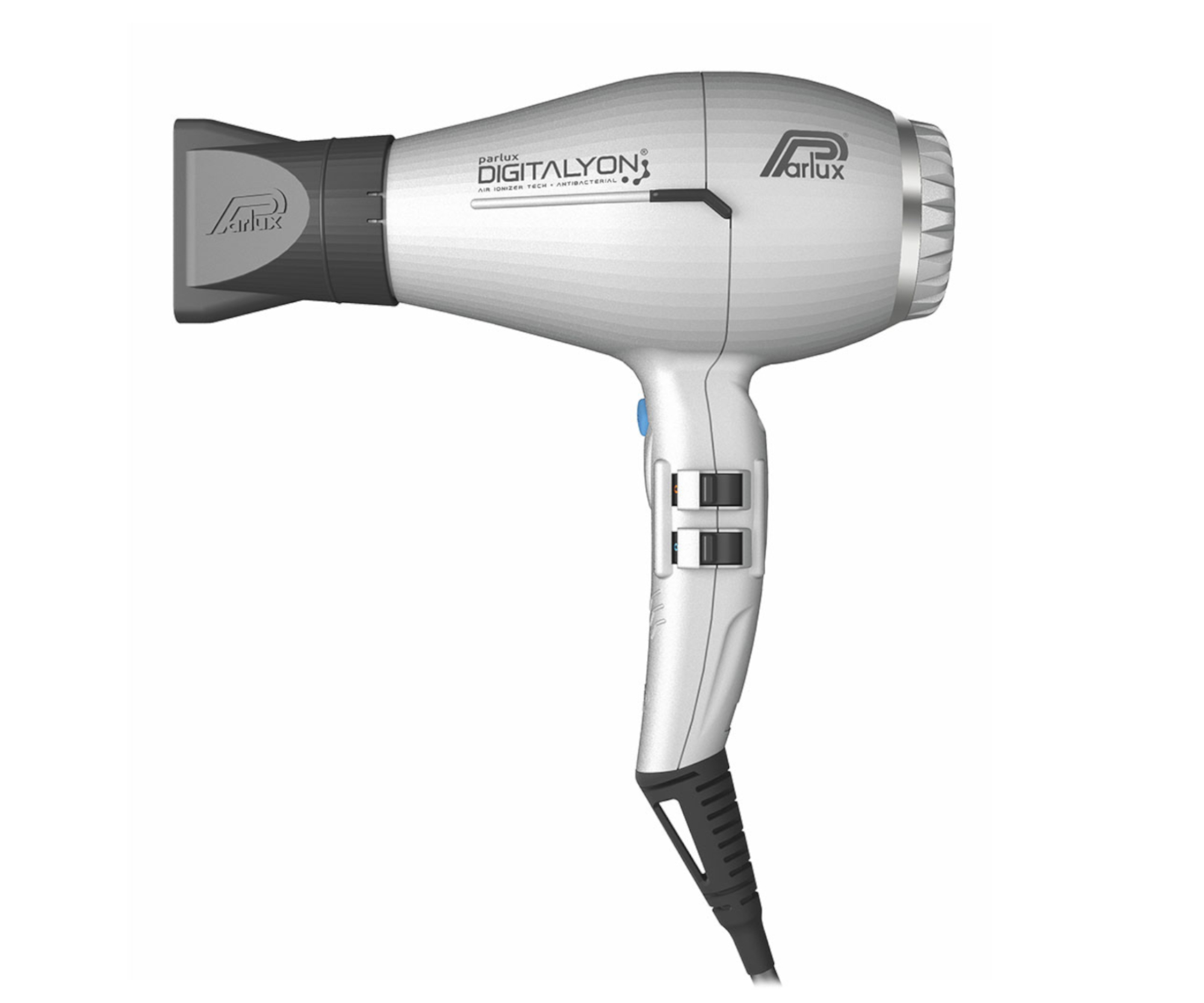 E-shop Profesionálny fén na vlasy Parlux Digitalyon - 2400 W, strieborný (P ALY-D/1) + darček zadarmo