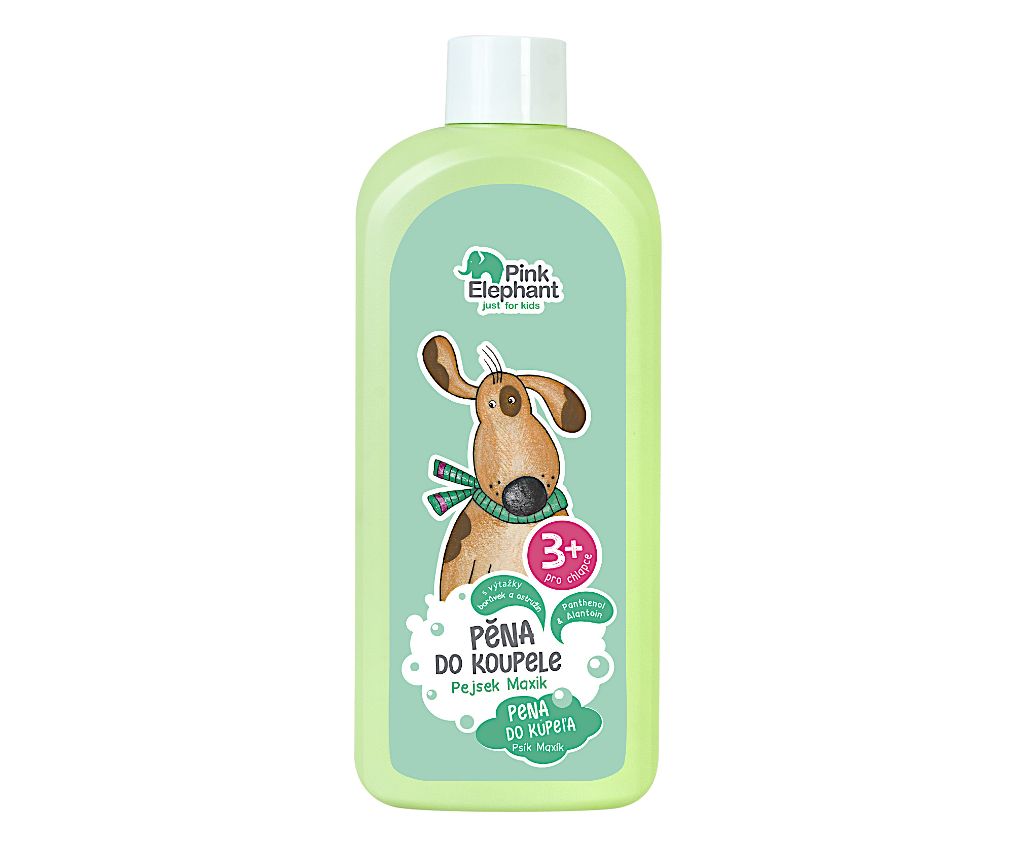 E-shop Detská pena do kúpeľa Pink Elephant Psík Maxík - 500 ml