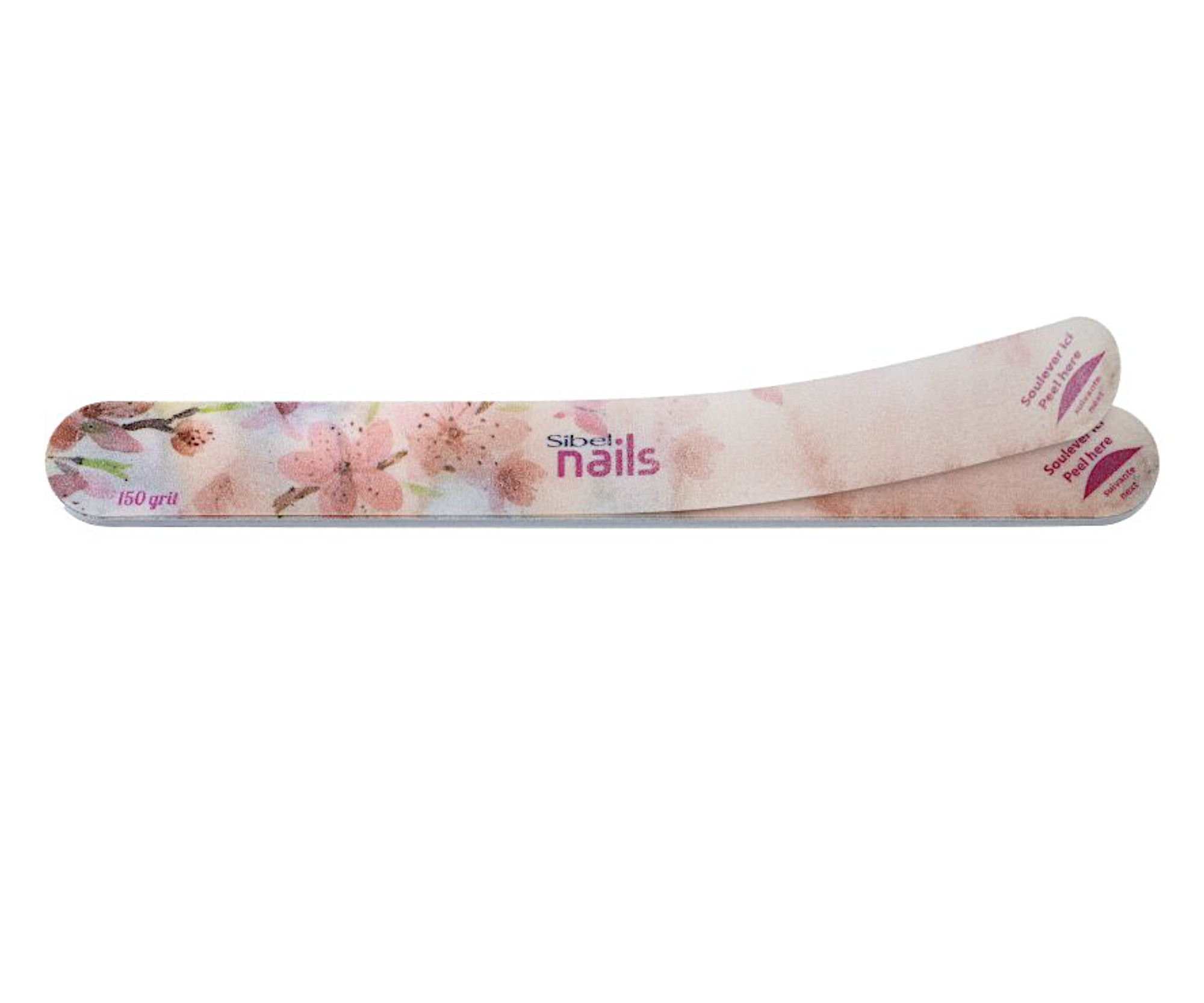 E-shop Obojstranný pilník na nechty Sibel Cherry 150/180 - viacvrstvový (0017011)