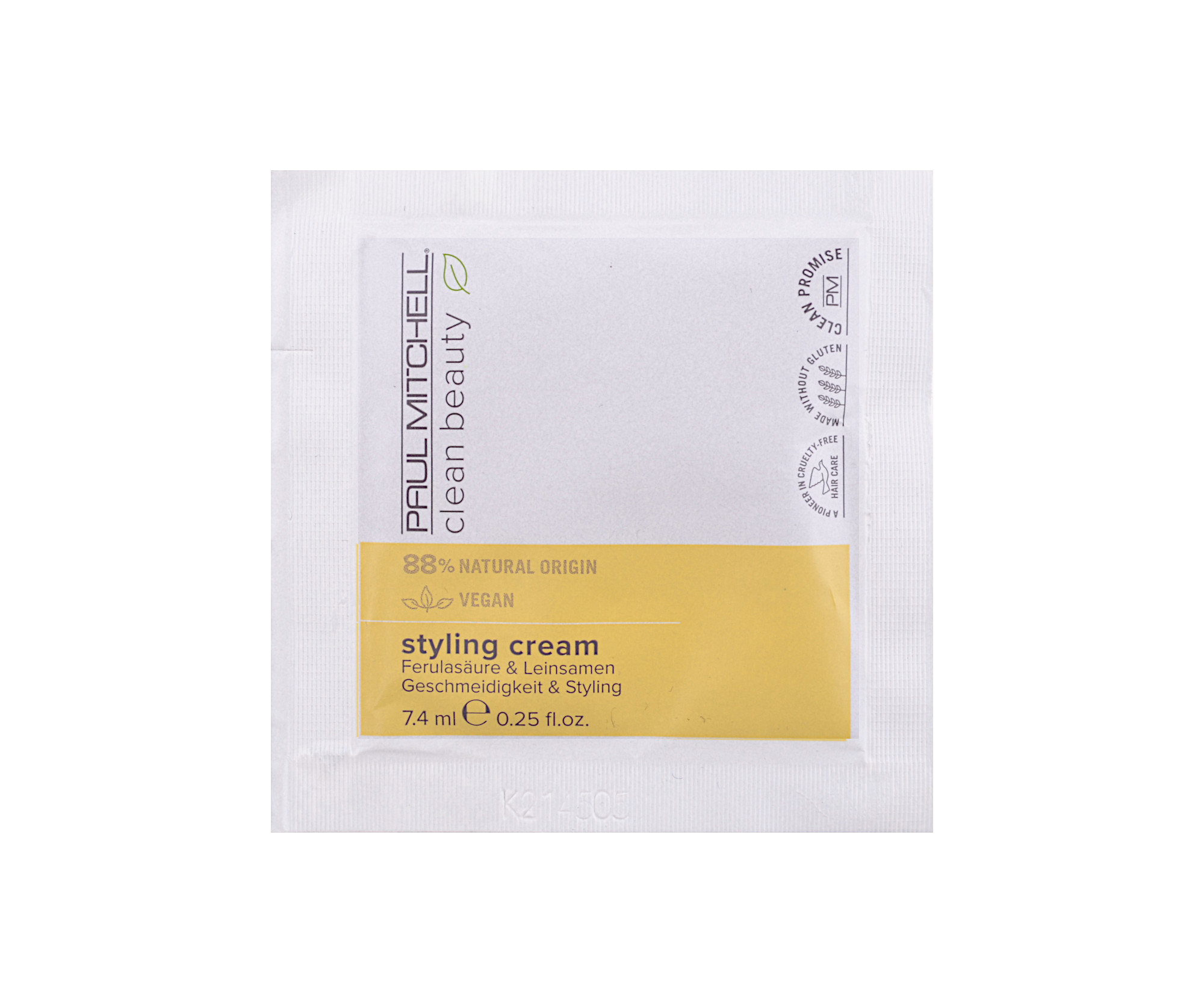 E-shop Stylingový krém na vlasy Paul Mitchell Clean Beauty Styling Cream - 7,4 ml