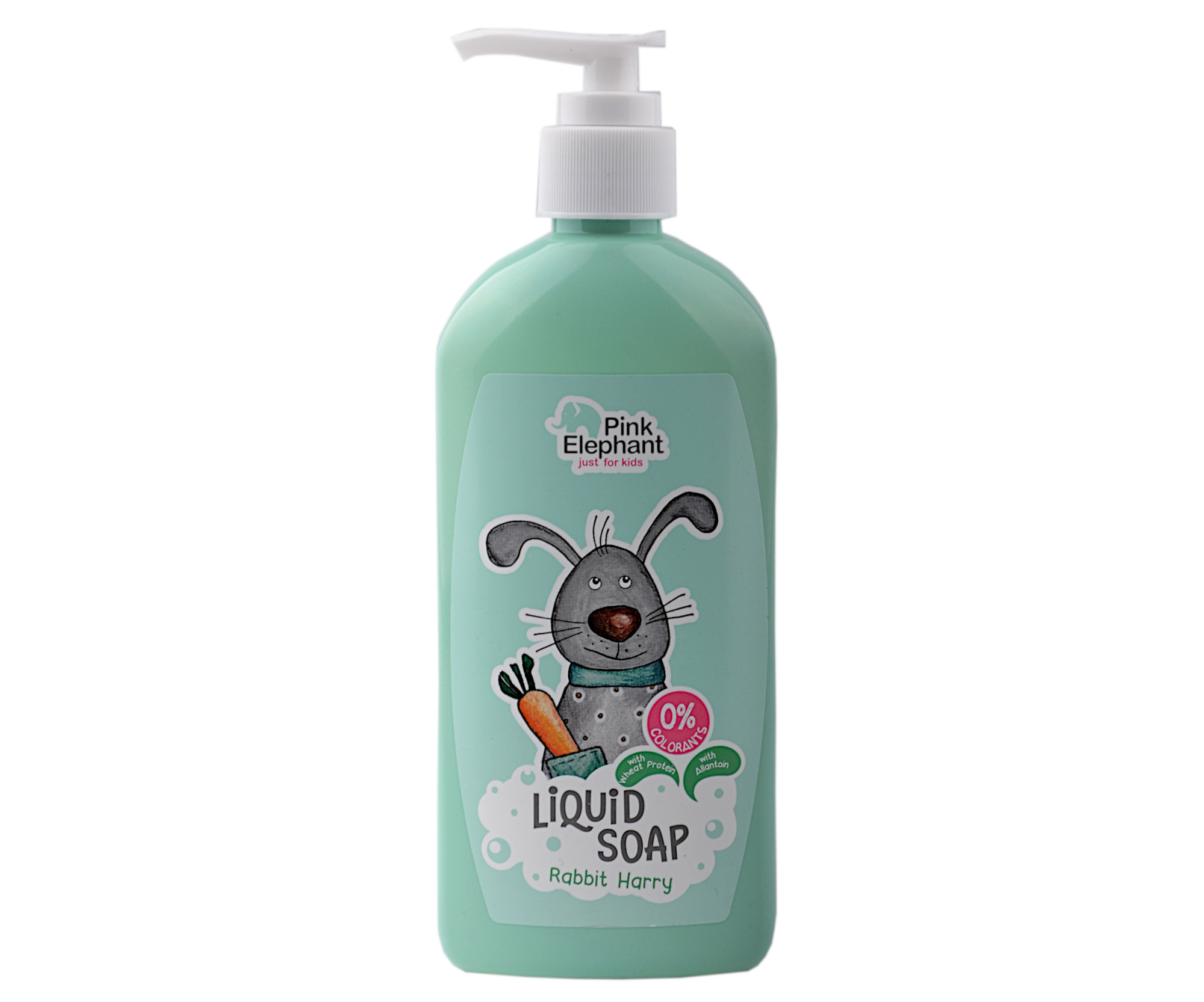 E-shop Detské tekuté mydlo na celé telo Pink Elephant Liquid Soap Rabbit Harry - 250 ml