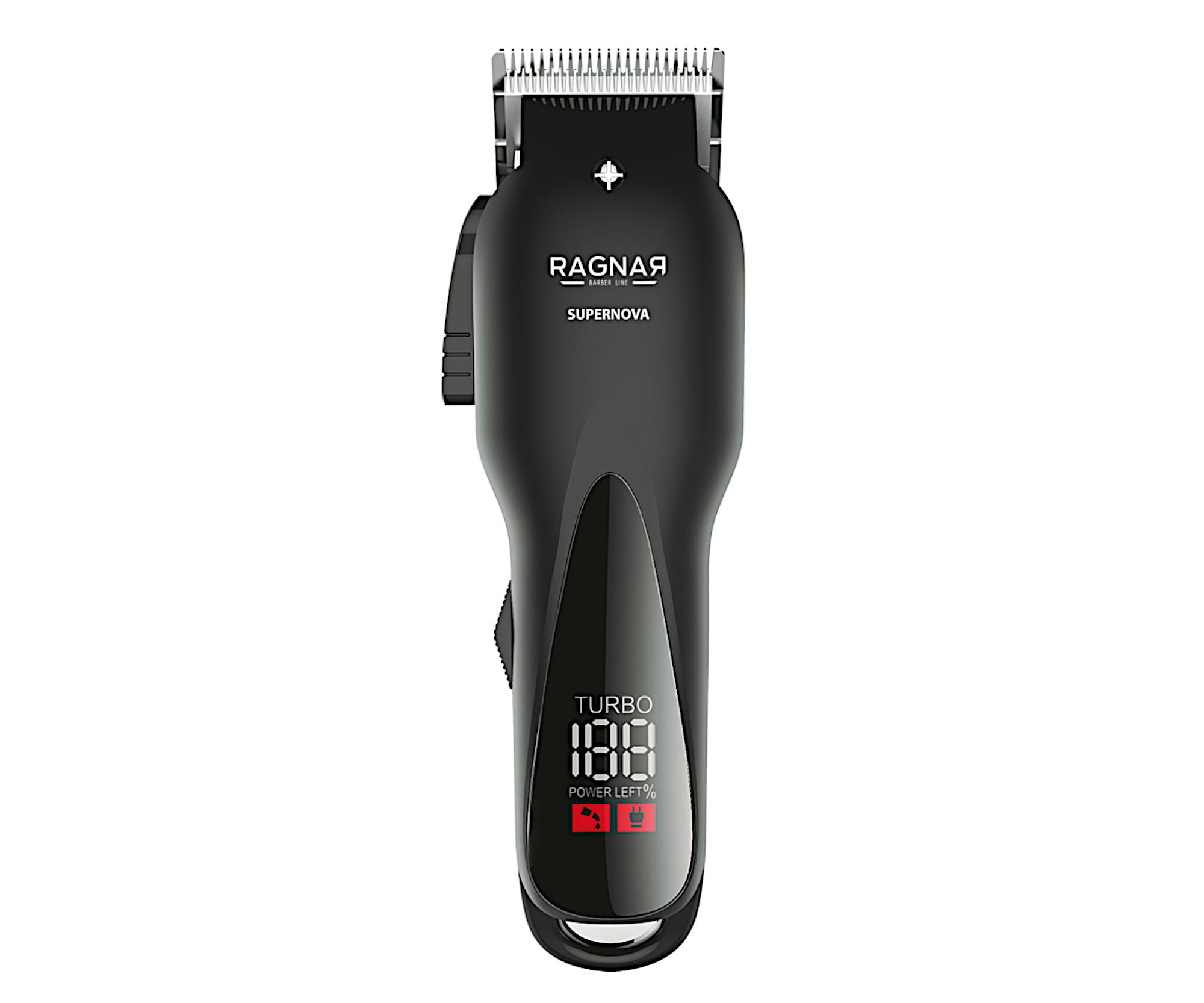 Profesionálny strojček na vlasy Ragnar Supernova Black - čierny (06715/50) + darček zadarmo.