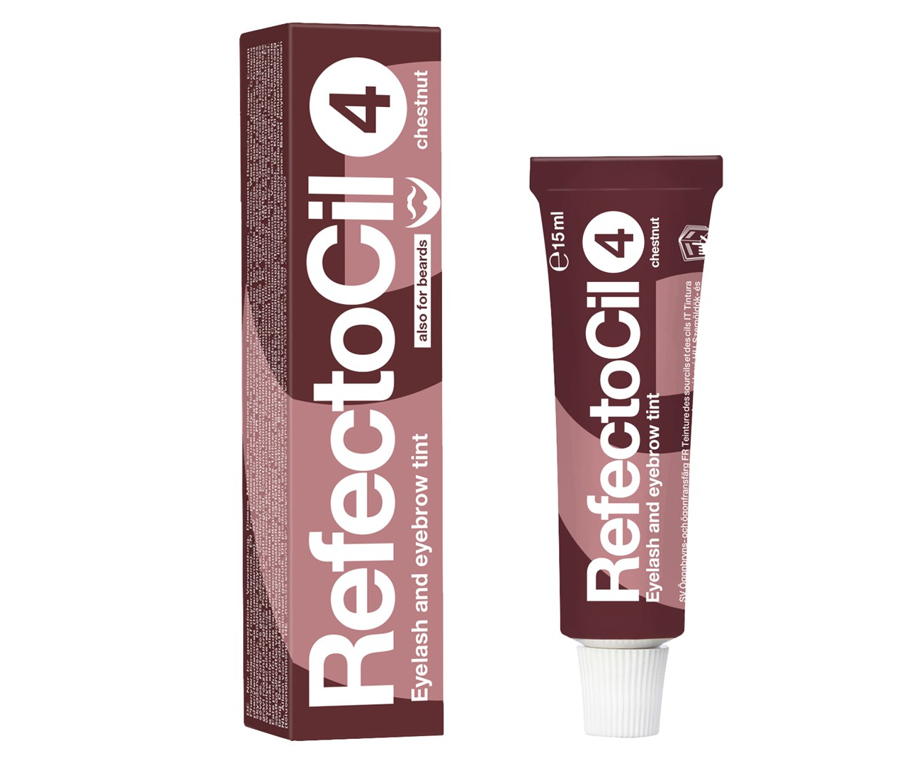 E-shop Farba na obočie a riasy RefectoCil 15 ml - č.4, gaštanová (2040) + darček zadarmo