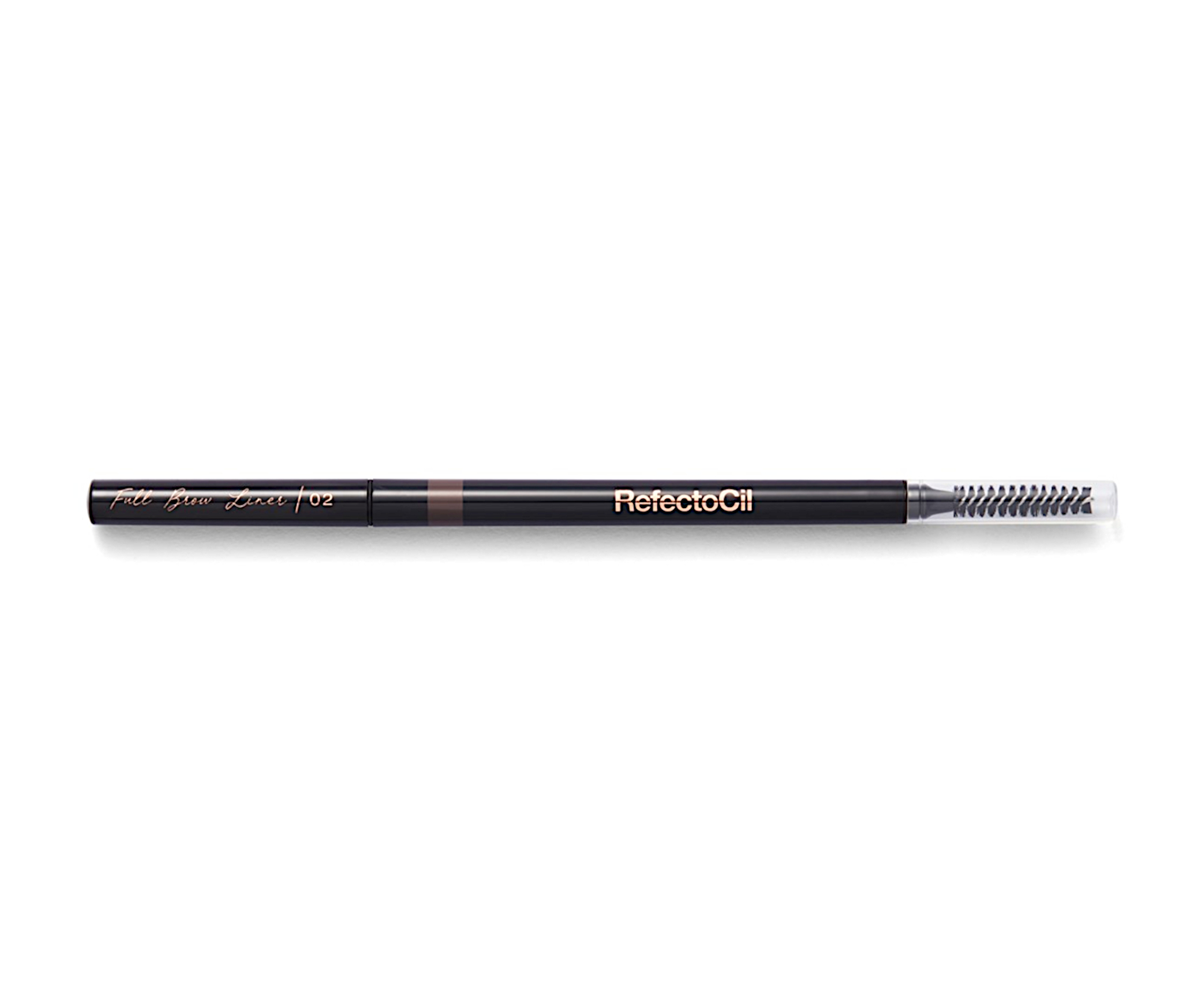 E-shop Vodeodolná ceruzka na obočie s kefkou RefectoCil Full Brow Liner - 02, stredne hnedá (2453) + darček zadarmo