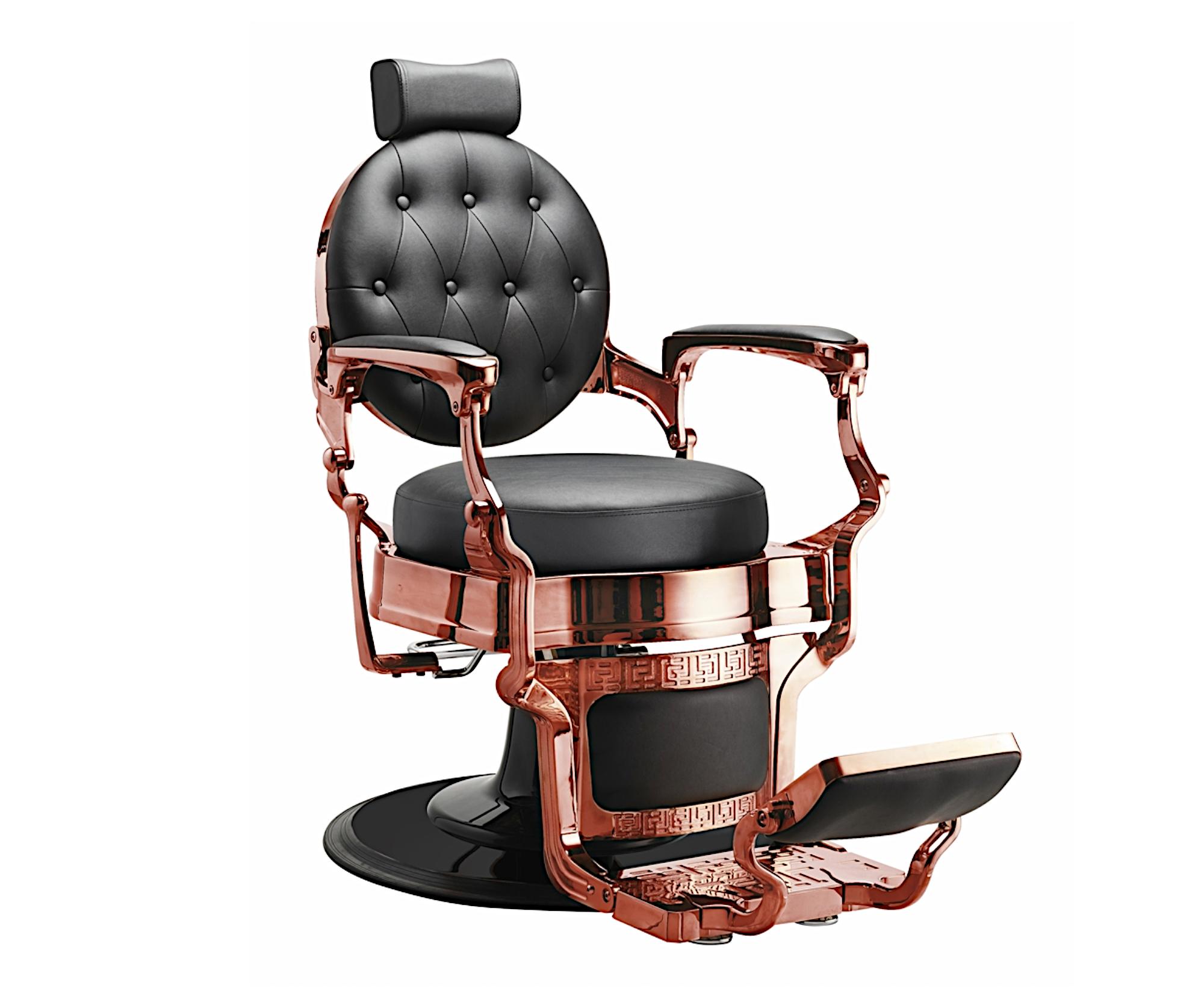 E-shop Kadernícke Barber kreslo Hairway Romeo - staroružové (56258-ROSE) + darček zadarmo
