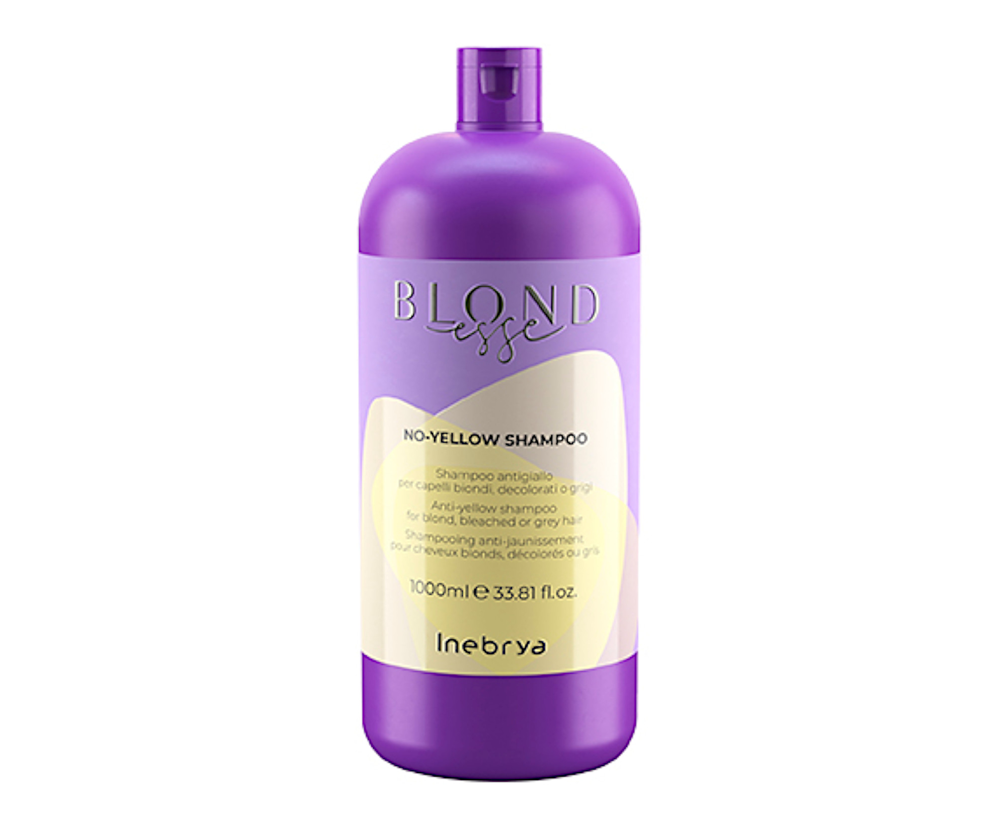 E-shop Šampón proti žltým odleskom Inebrya Blondesse No-Yellow Shampoo - 1000 ml (771026236) + darček zadarmo