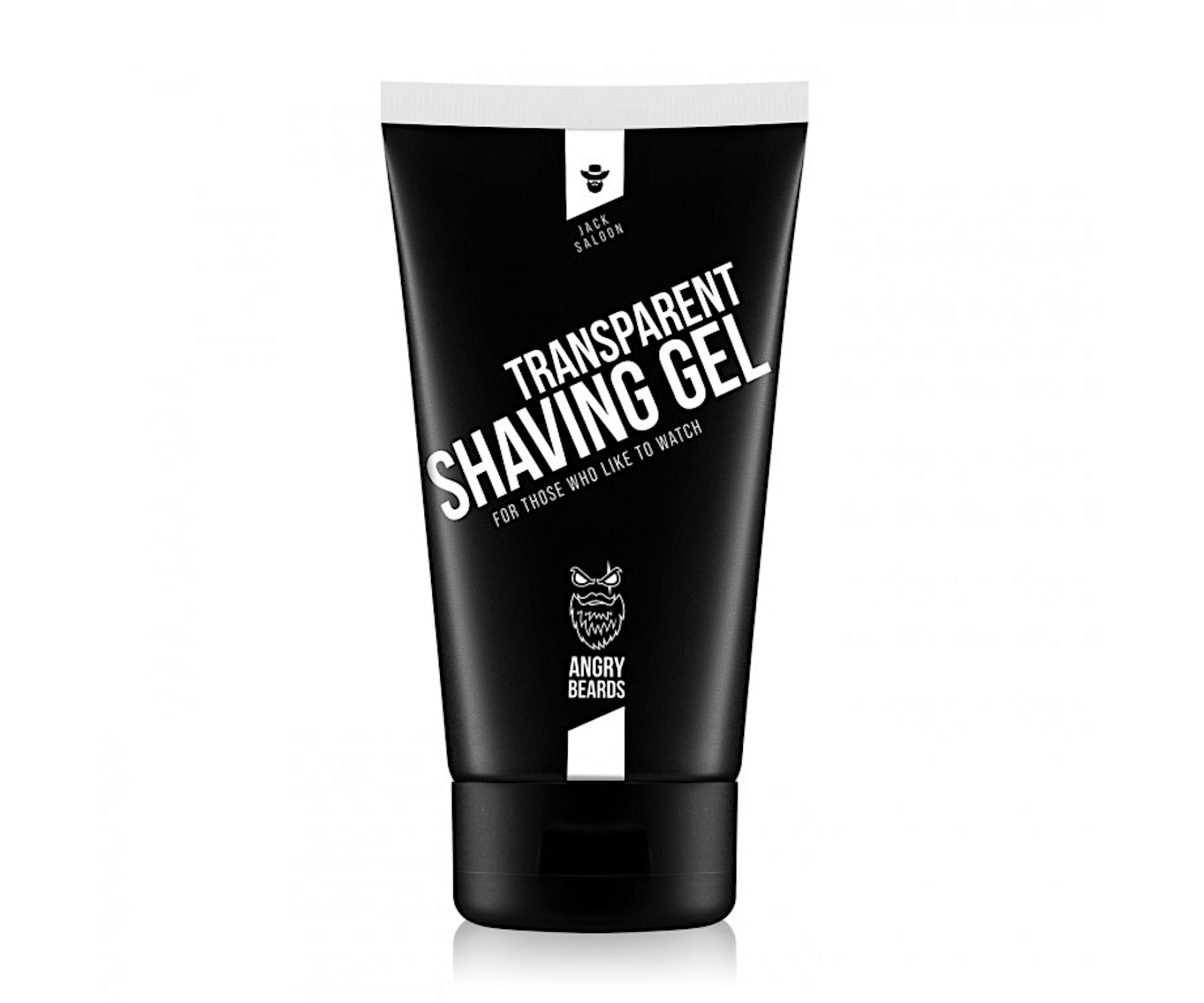 Transparentný gél na holenie Angry Beards Transparent Shaving Gel Jack Saloon - 150 ml (AB-BR004-040JS-150-2401) + darček zadarmo