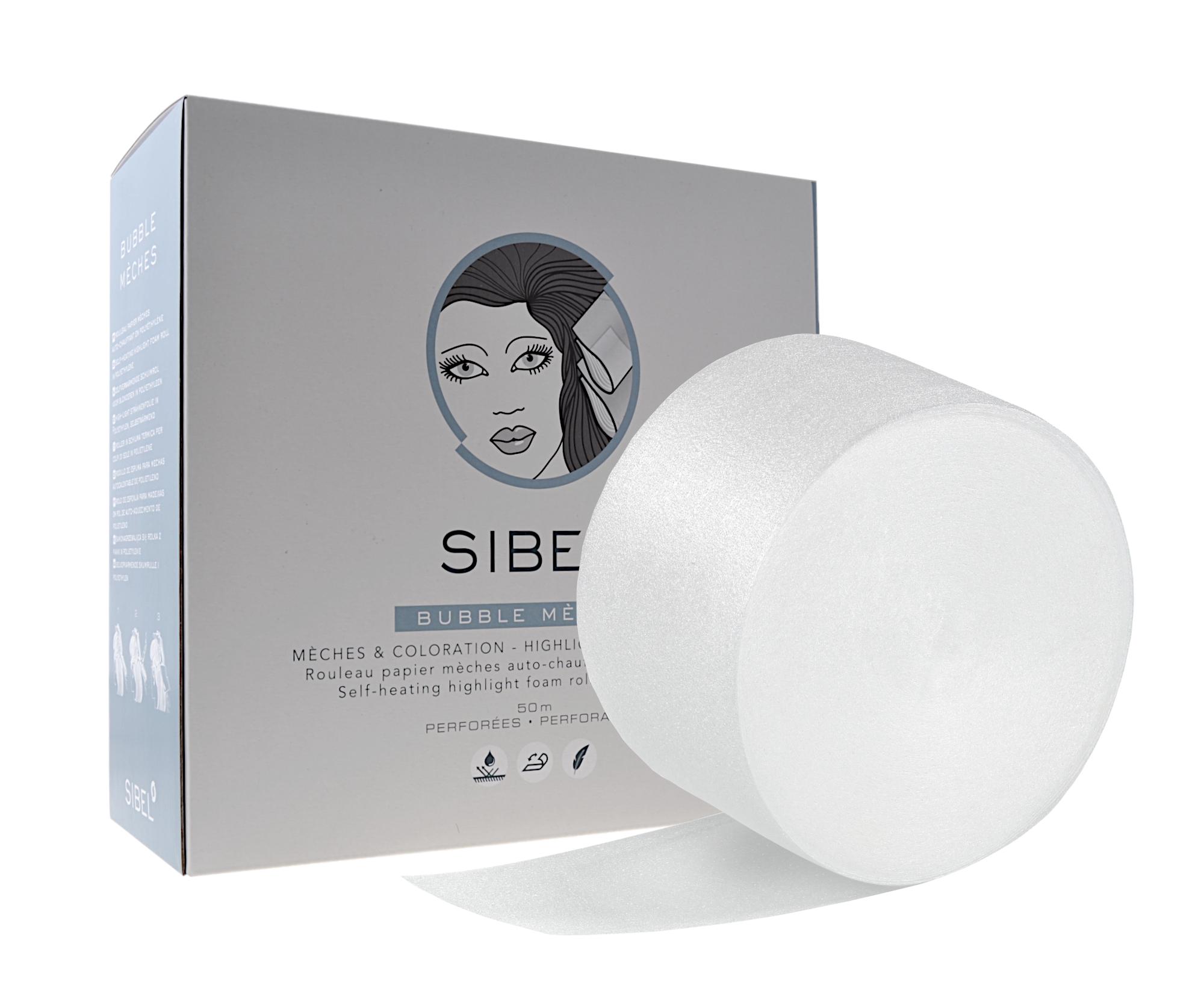 E-shop Melírovací penová fólia Sibel Bubble Meches 11 cm x 50 m - priehľadná (4334050) + darček zadarmo